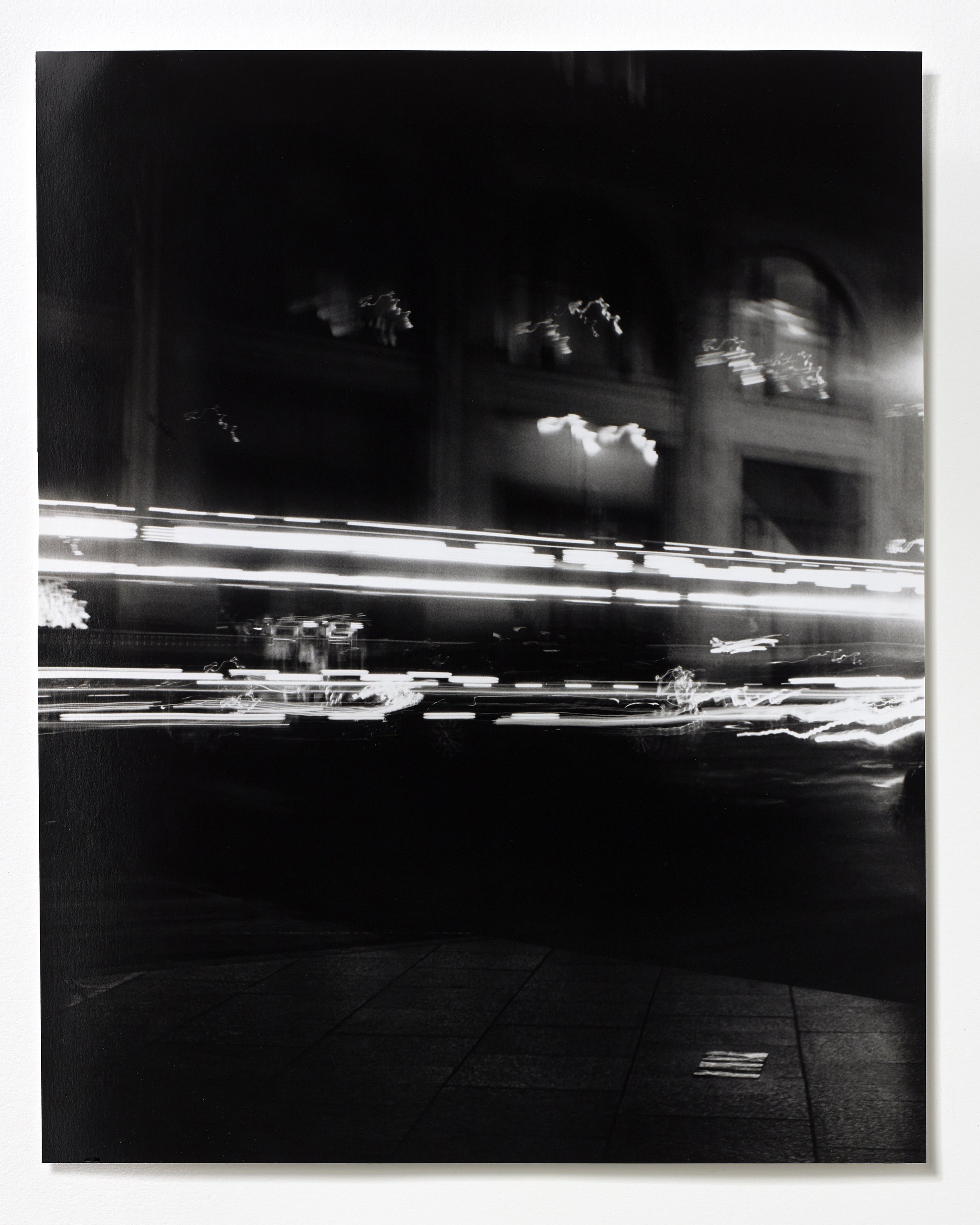 "Corner of 34th Street and 5th Avenue, facing North, 9:06pm"