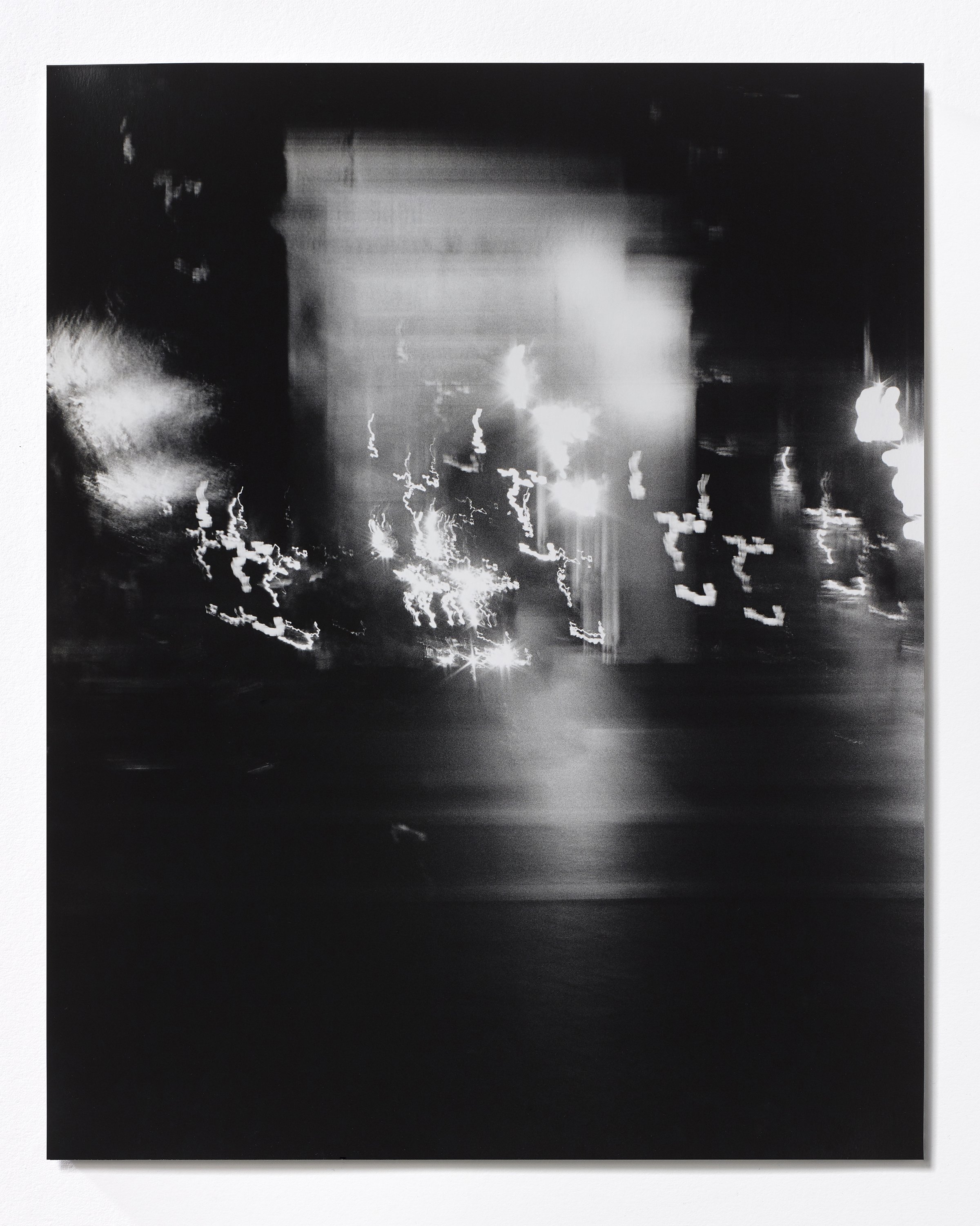 "Fifth Avenue and Eighth Street, facing South, 9:11pm"
