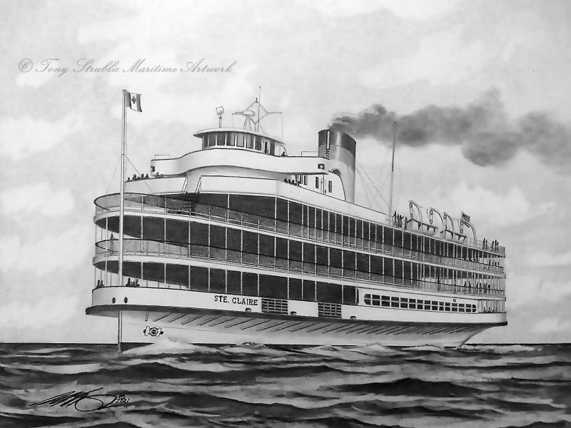 Anthony Strublic - Great Lakes Maritime Artwork