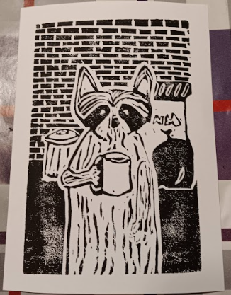 Mileer, Wynter - Raccoon w coffee mug.png