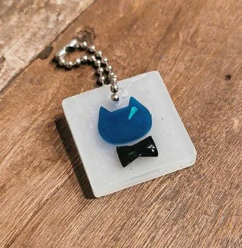 Sakamoto, Aoba, Cat KeyChain resin.jpg