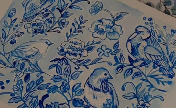 Vasundhar Kone - Blue delft flowers.jpg