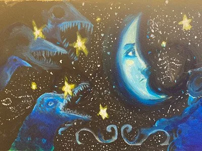 Stackpole, Olivia - Drawing, Birds yelling at moon.jpeg