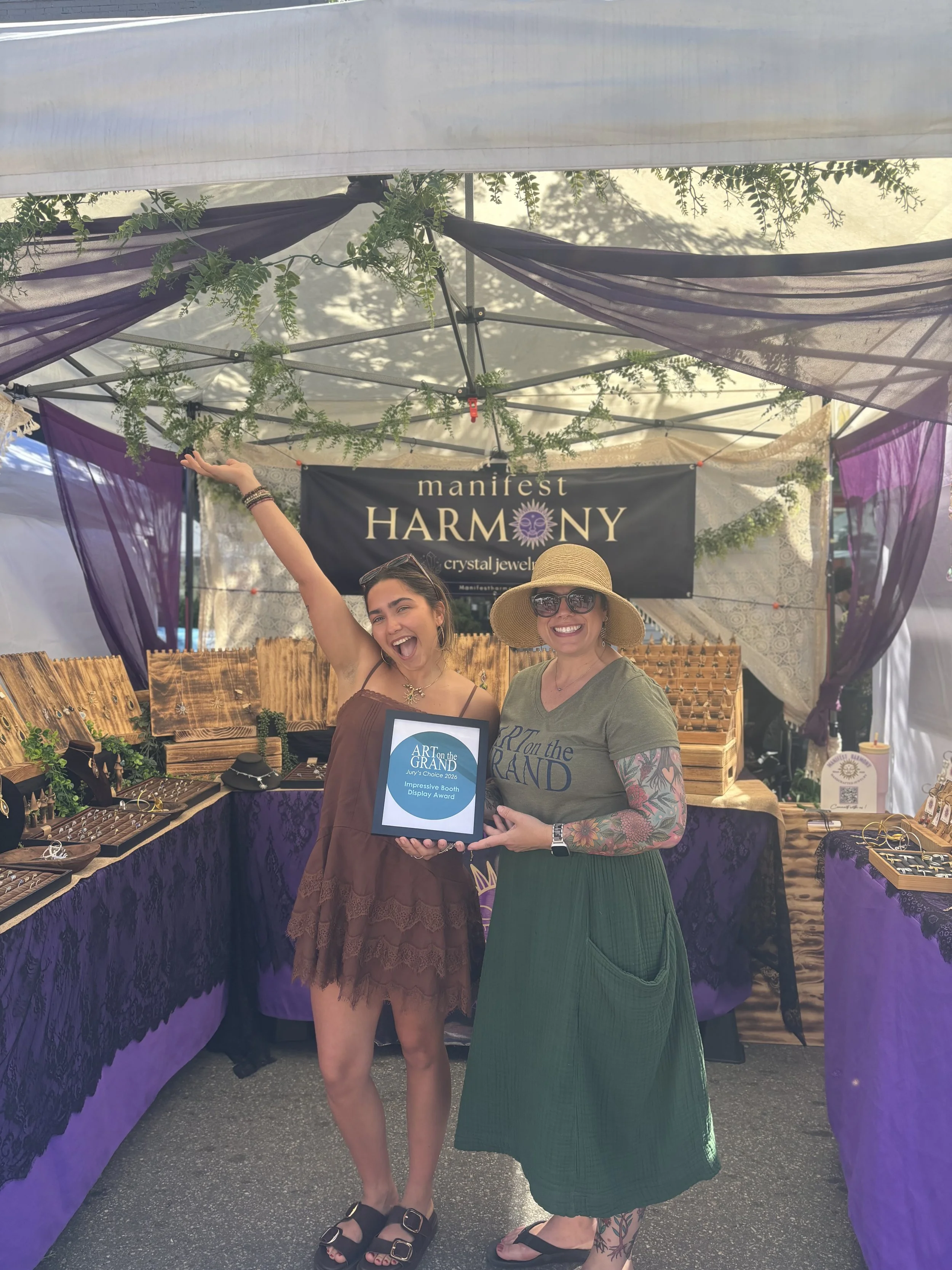 AOG - Manifest Harmony wins Best Booth Display w Jessica.jpeg