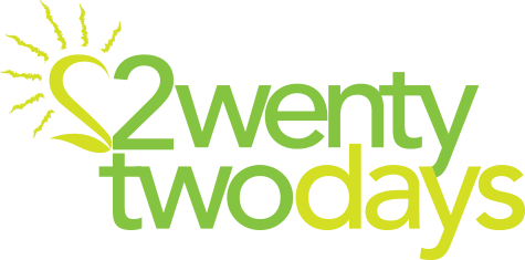 2wenty Two Days is a logo element for a 22 day practice to form a positive habit that was incorporated into marketing materials that I also created for a Miami based life coach. 