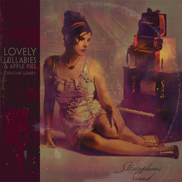 This is the 2011 single artwork that I designed and art directed for my Christine Leakey - Lovely Lullabies & Apple Pies release.