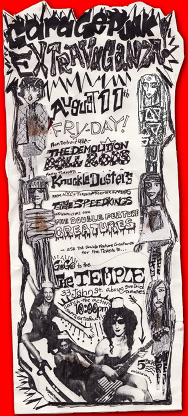 For fun, here is a very old design that I created which was a small poster and flyer. I used to enjoy hand drawing and doing raw cut and paste style designs when I proclaimed myself as the anti-designer after graduating college for Graphic Design. 