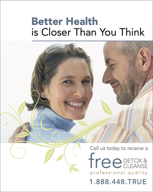 A magazine ad example that I designed for Truestar Clinic, an integrative preventative health clinic in Toronto which was under the Truestar Health umbrella. 