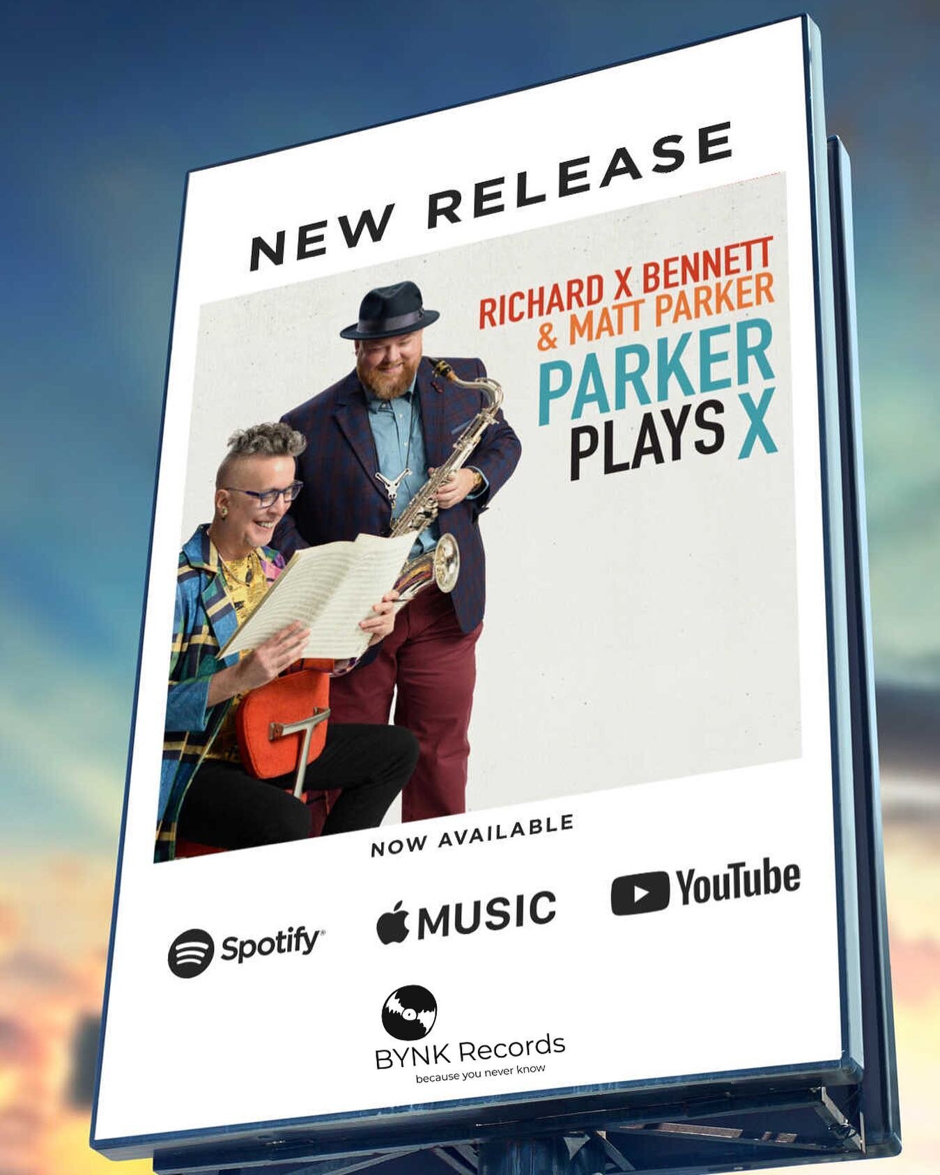 Parker Plays X is streaming on all platforms. It&rsquo;s also a beautiful day to pick up your physical CD of the album now at www.bynkrecords.com. Thank you for such a great release weekend!

@richardxbennett @mattparkermusic 
#parkerplaysx #newmusic
