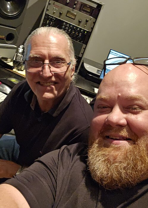 In session with Dave Darlington