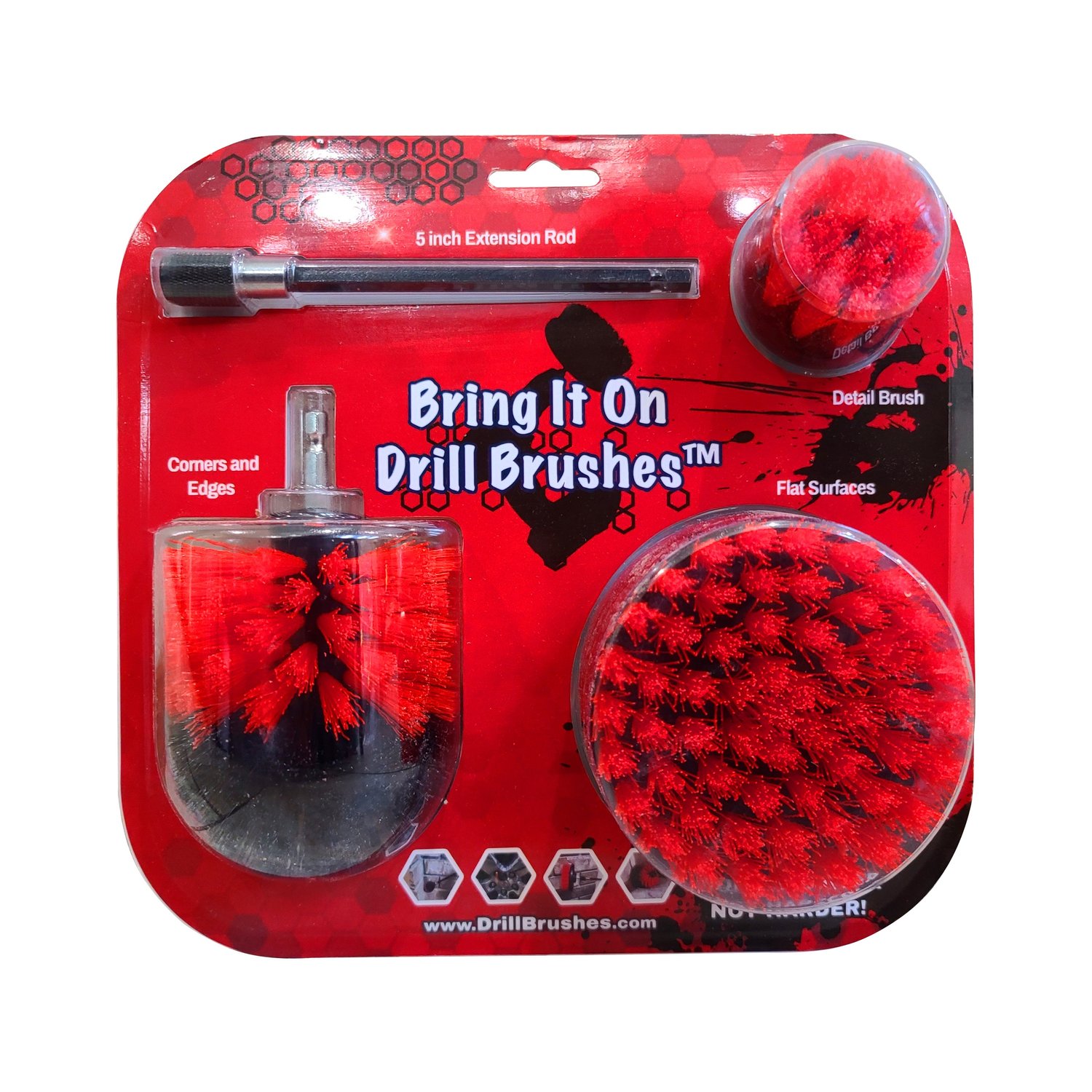 5 Inch Flat Drill Brush, Drill Brushes