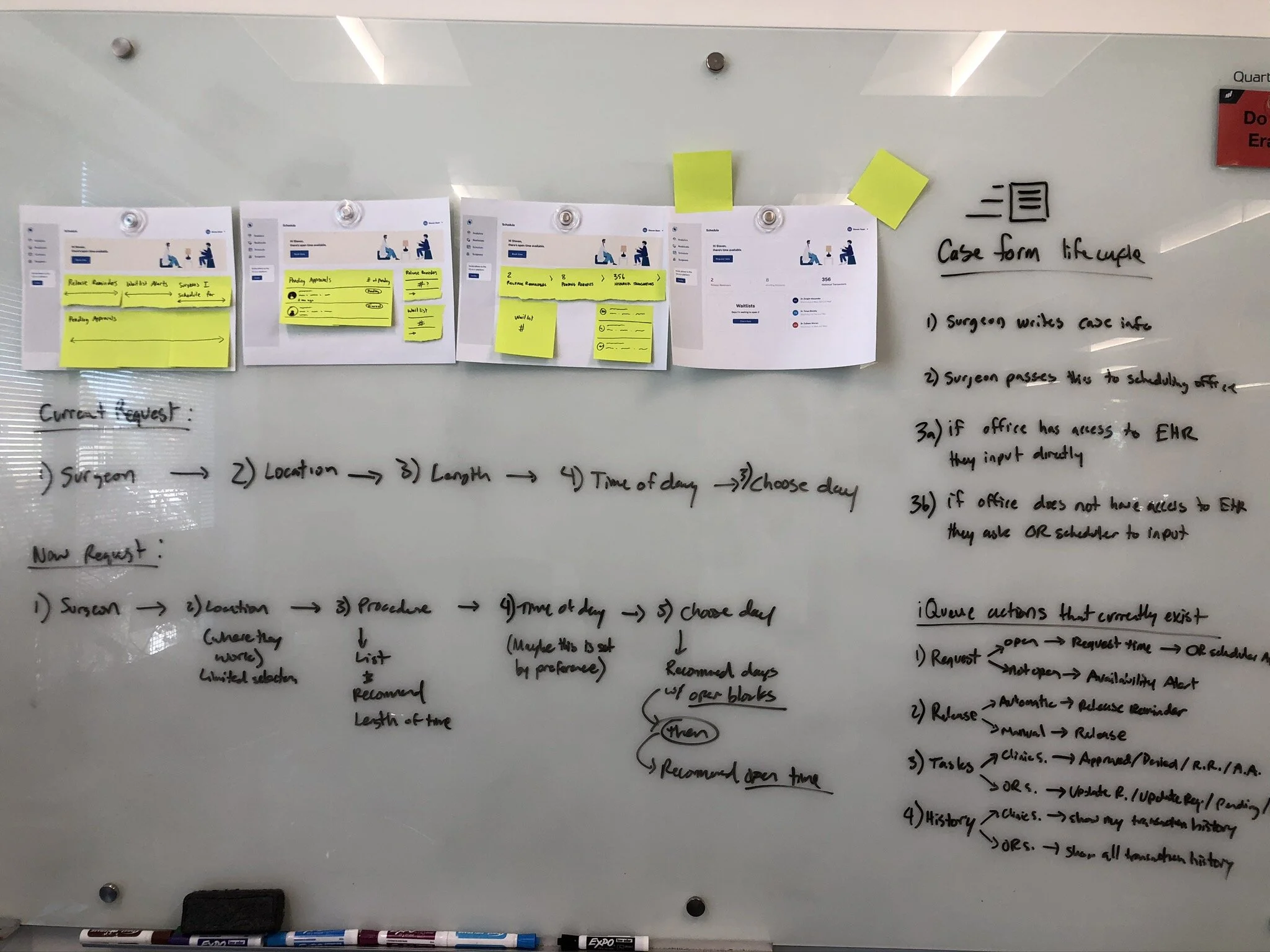  We posted up any concepts and experiments on a whiteboard to dissect and critique our solutions. 