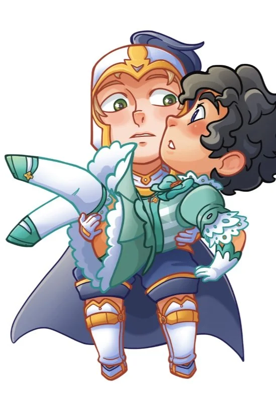 Basil and Aaron Sticker Set