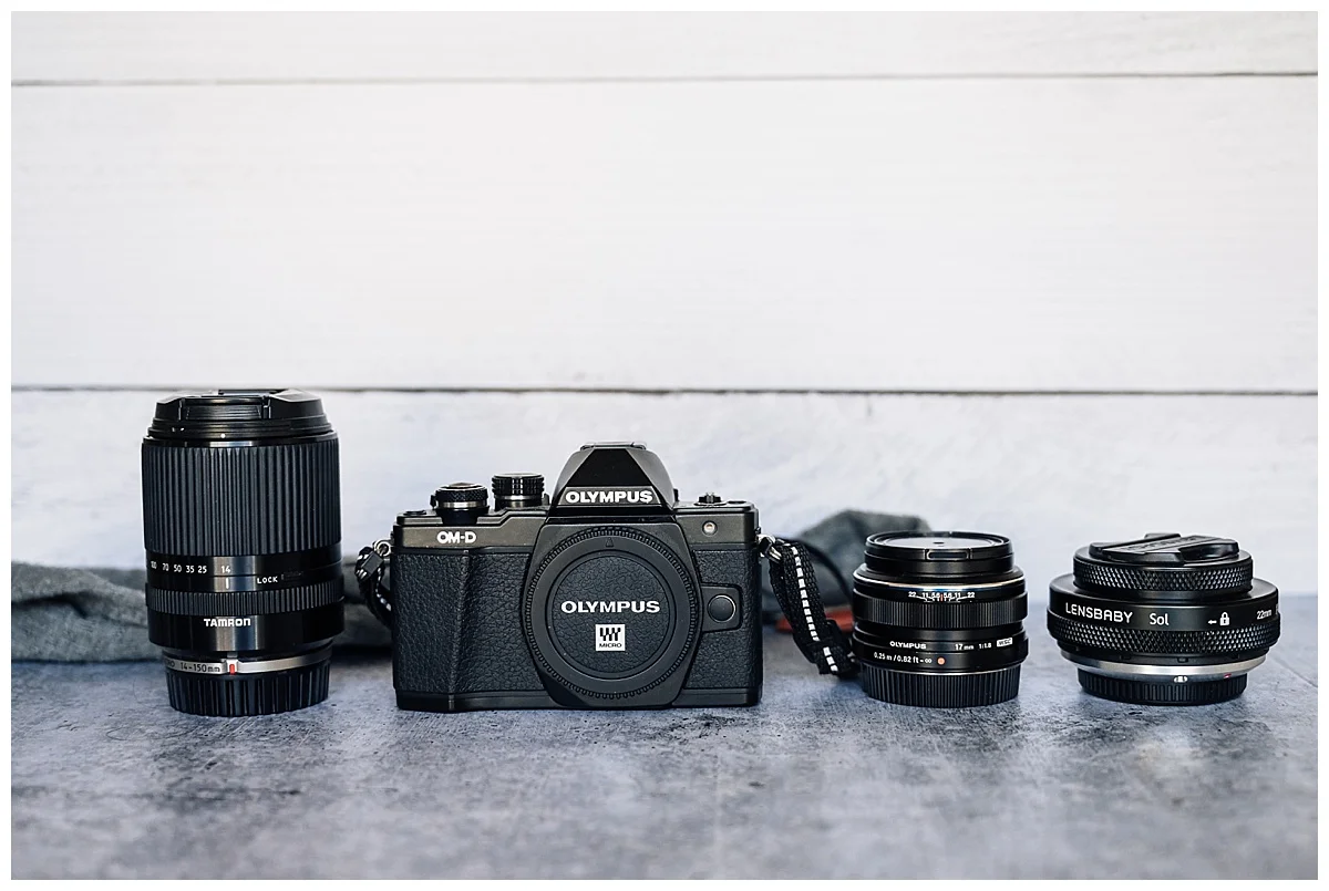 Olympus OM-D EM10 mark ii with Tamron 14-150mm, Olympus 17mm 1.8 and Lensbaby Sol 22