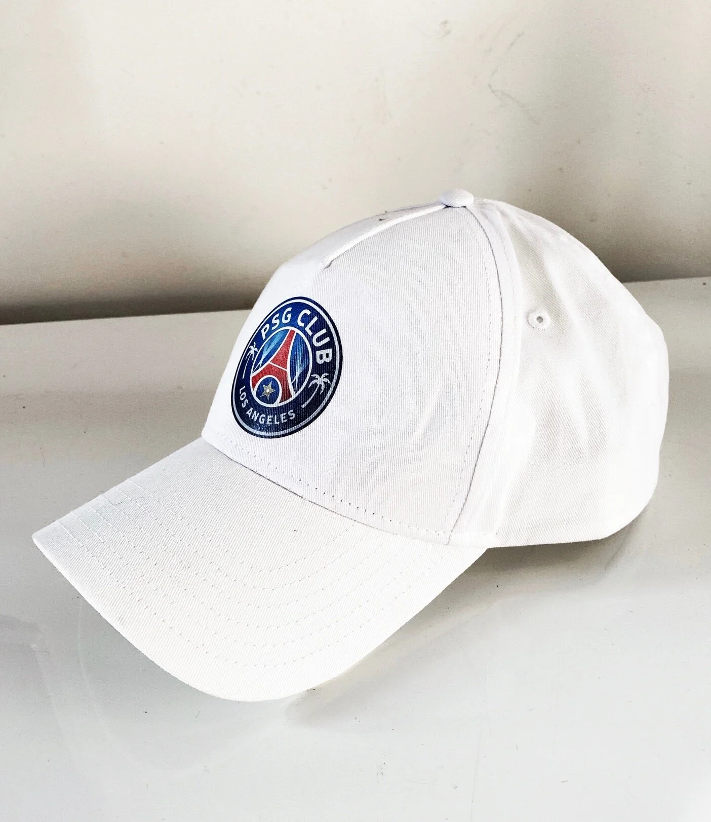 PSG CLUB LA WHITE Cap — PSG CLUB LA