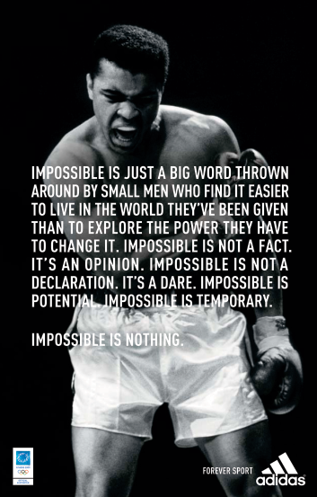 impossible is nothing ad