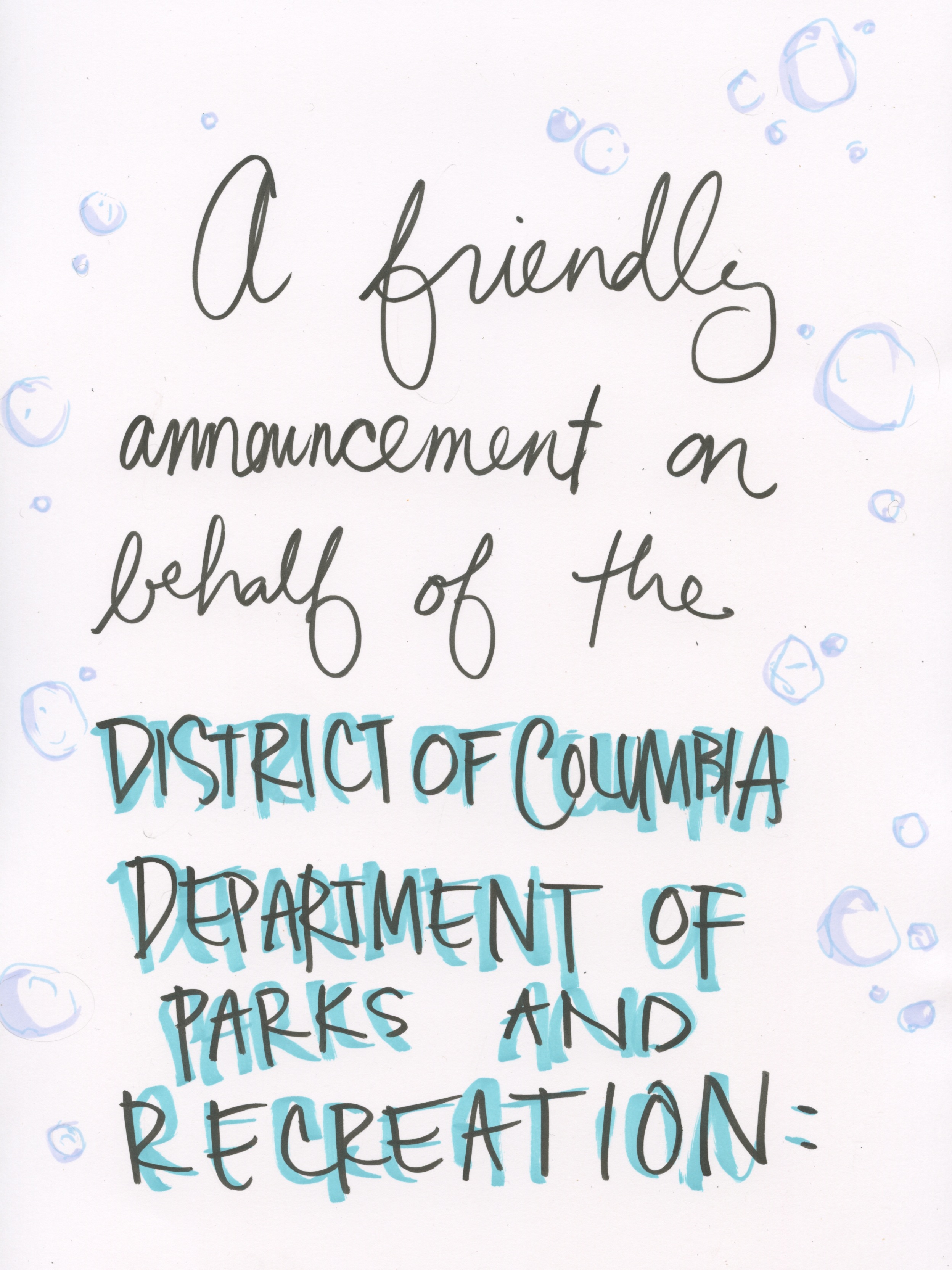 A Friendly Announcement