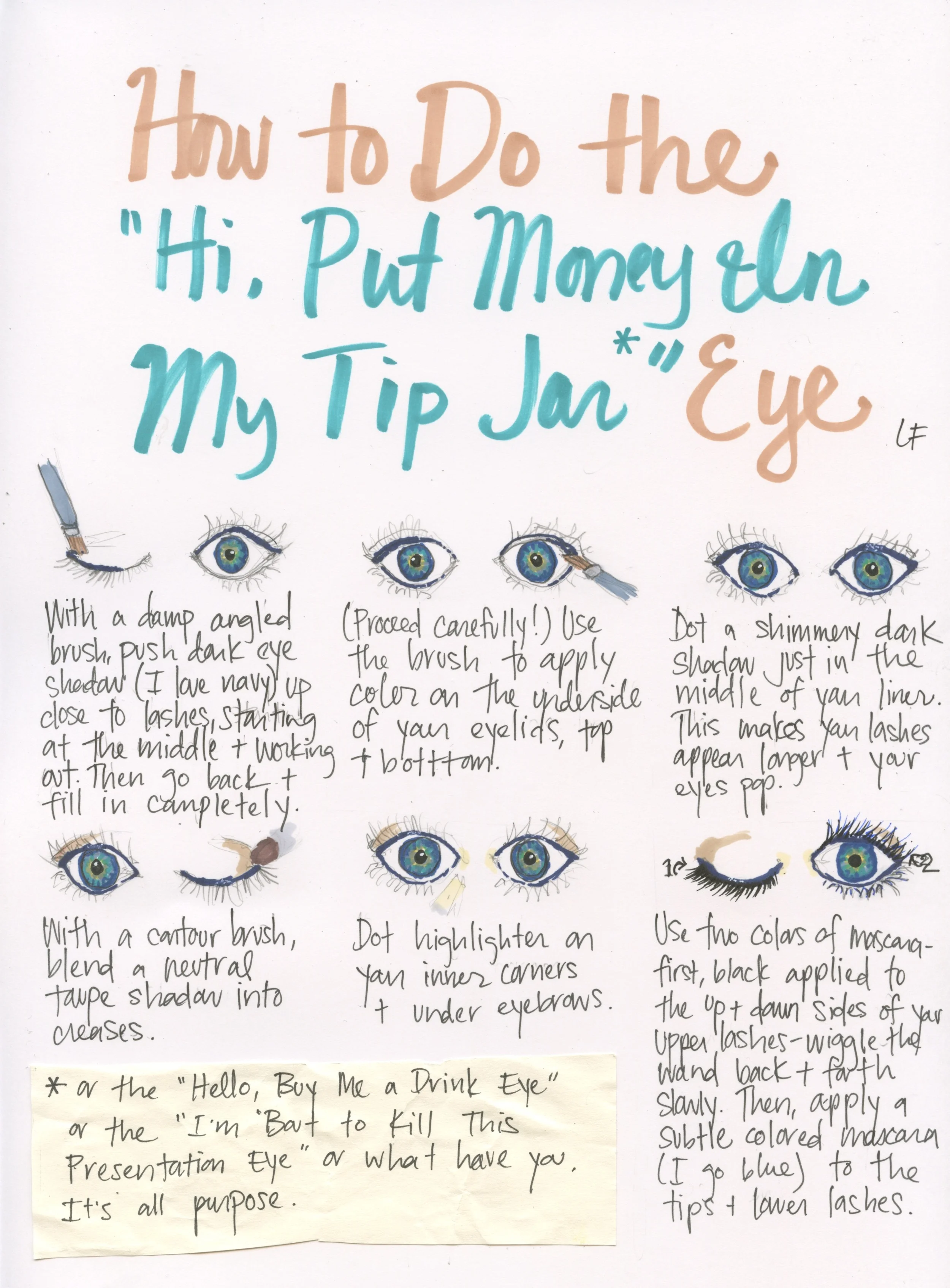 How To Do The "Hi, Put Money In My Tip Jar" Eye