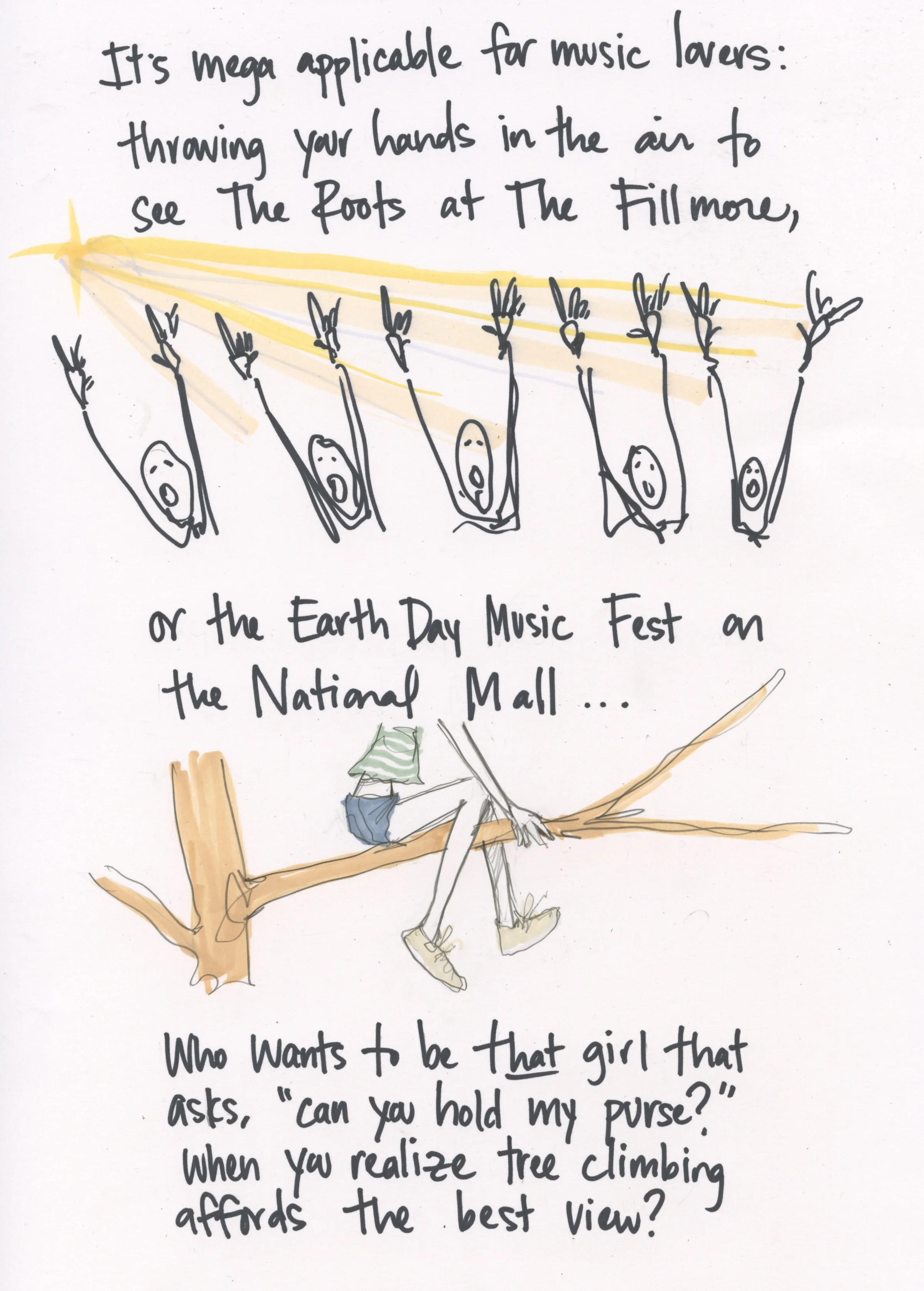 Sunday Sketchbook with We Love DC: Hands Free 