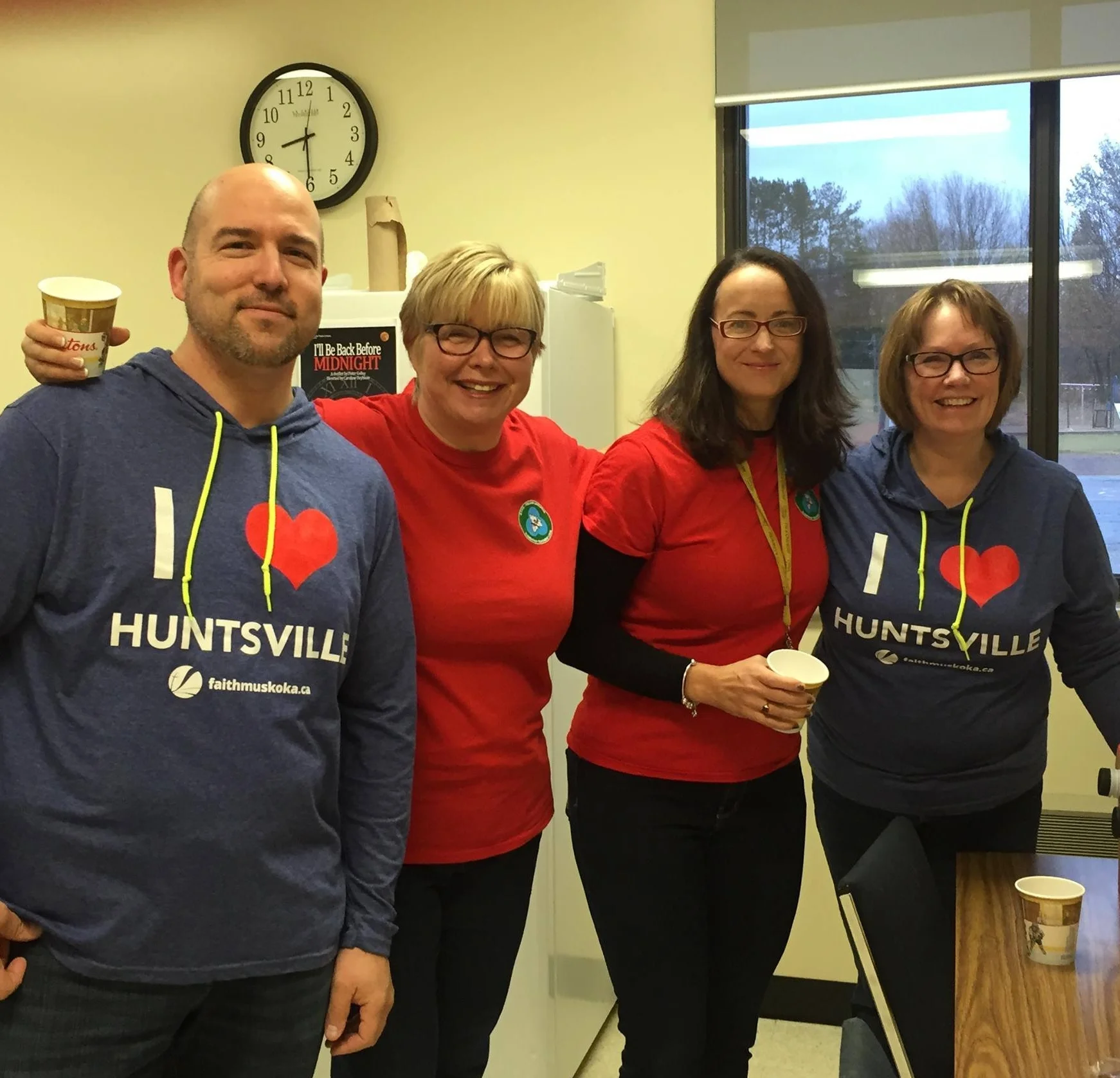 Our church family shared some love with our neighbours, the staff at Pine Glen Public School. Thanks for all you do in our community! #iHeartHuntsville