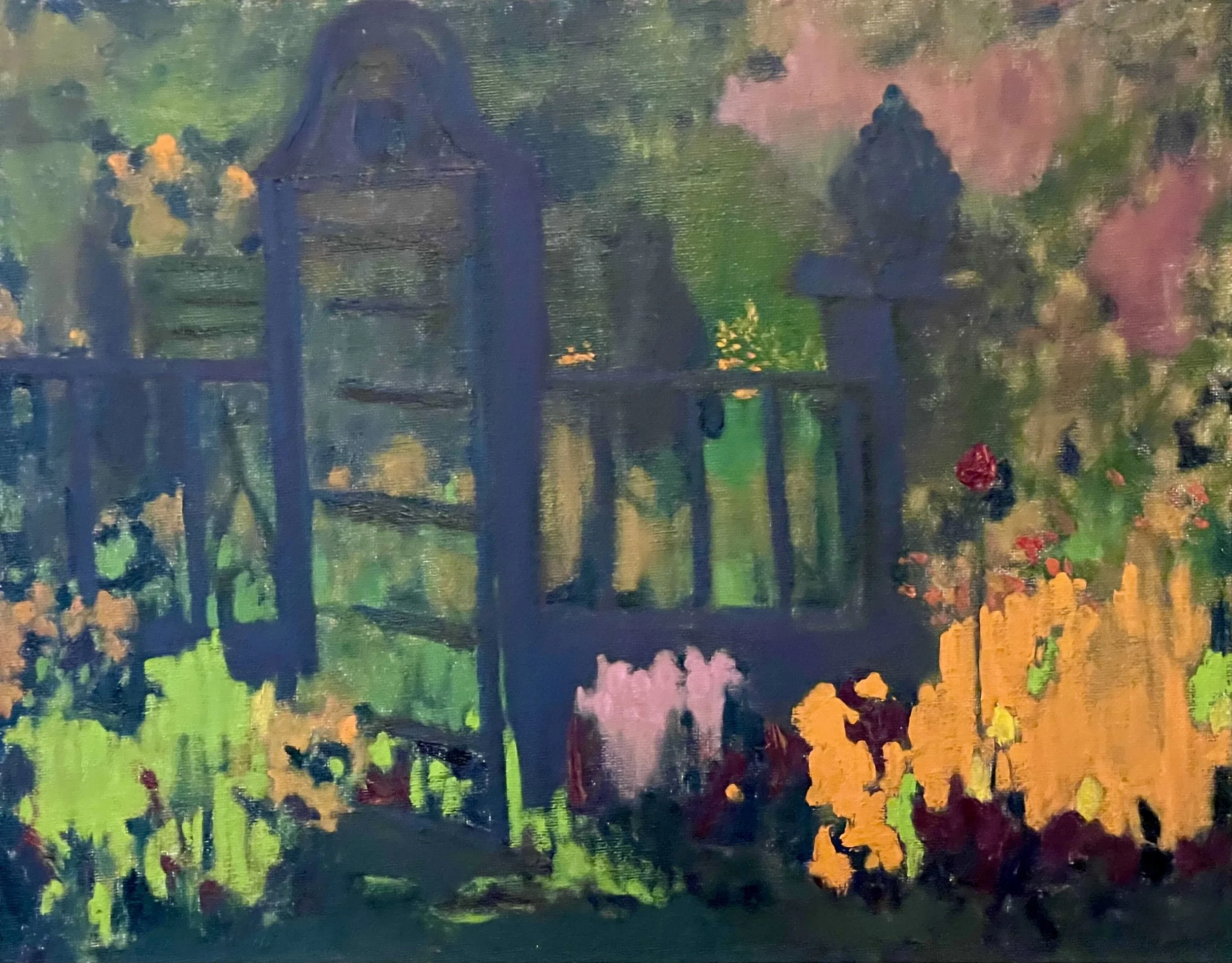 "Colors Out of Reach," Oil on Canvas Board, 11" x 14"