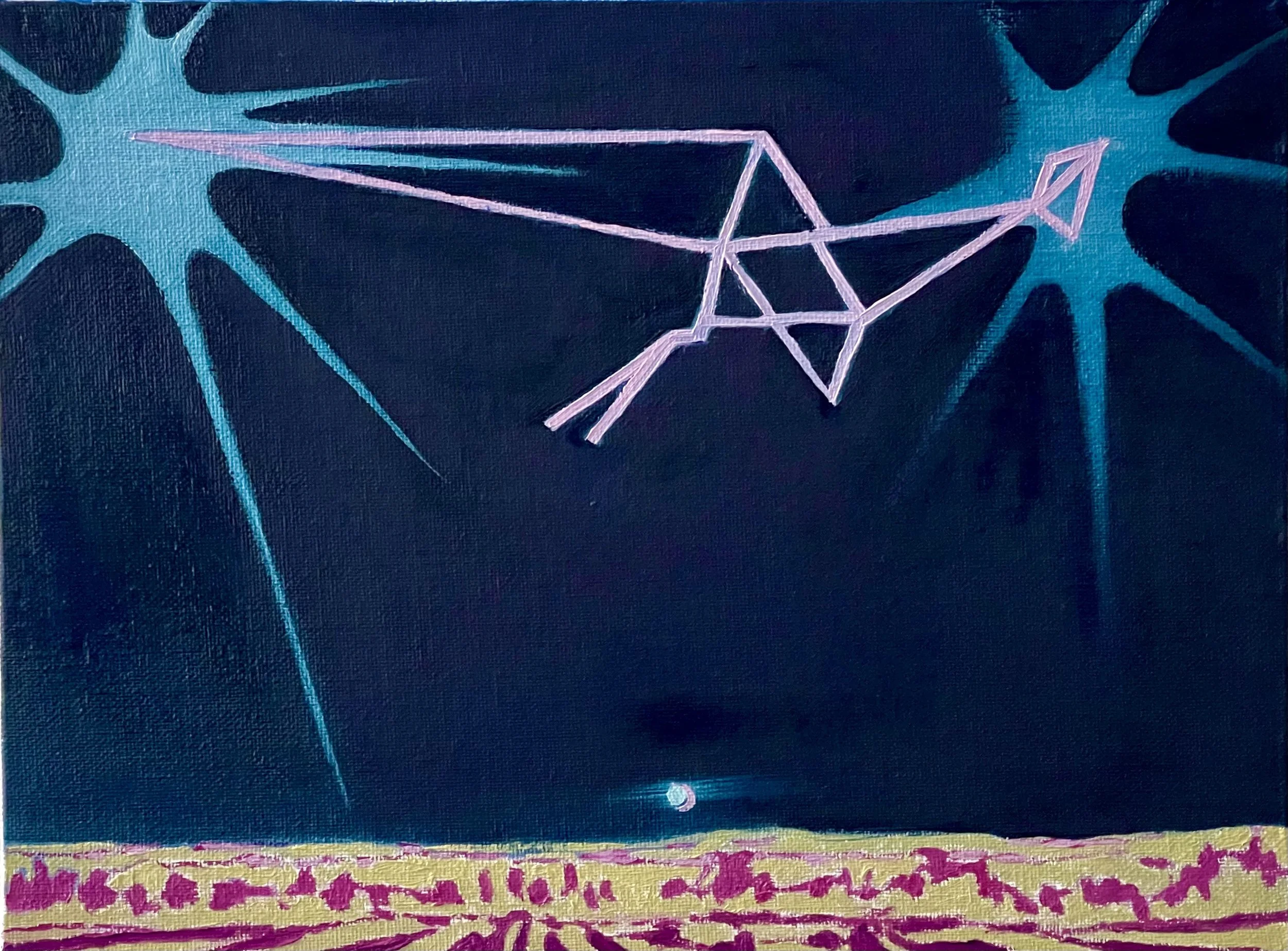 "Another Perfect Night," Oil on Canvas Board, 11" x 14"