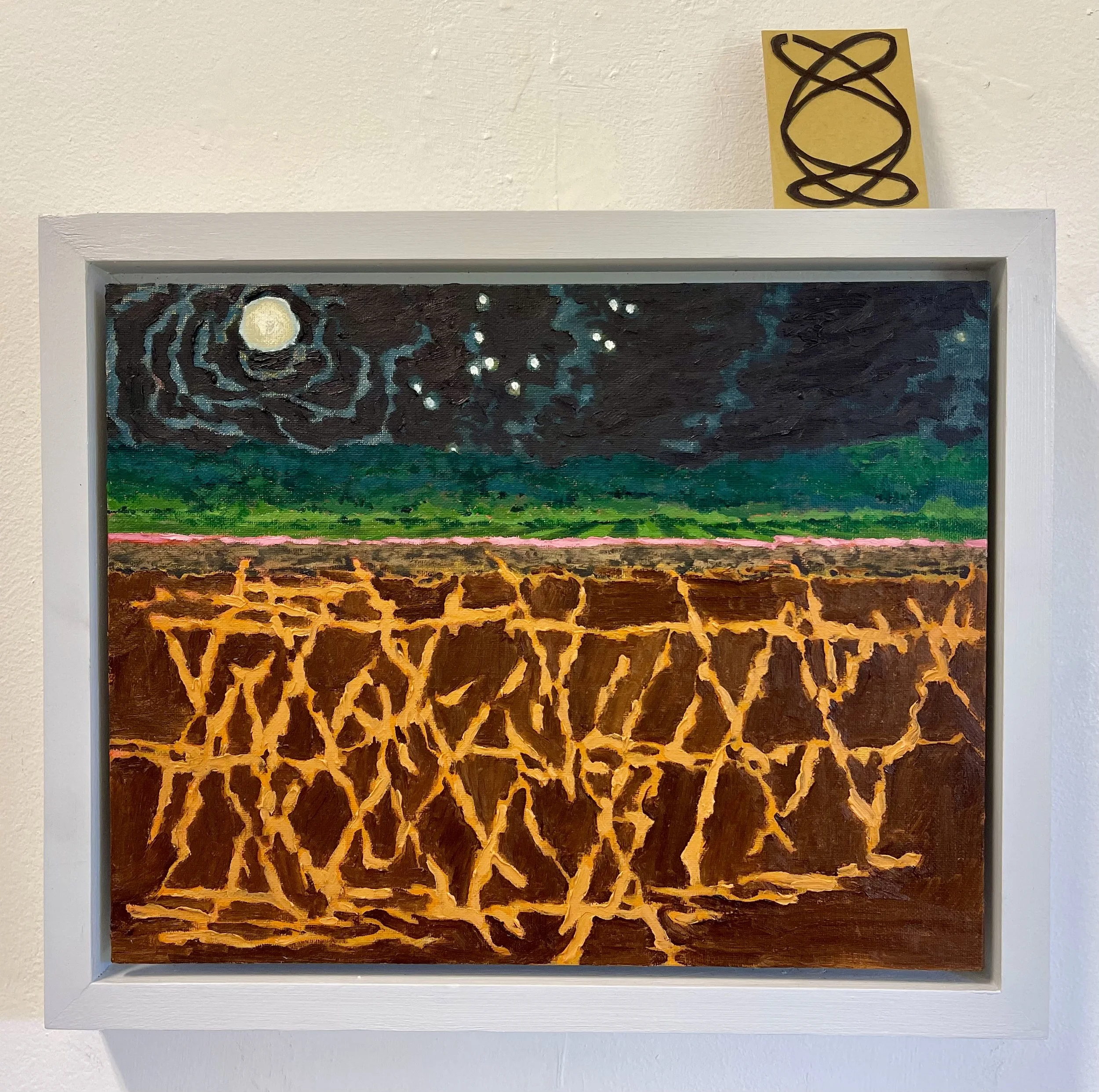 "Untitled 2022-16," Oil Canvas on Board, 11" x 14"