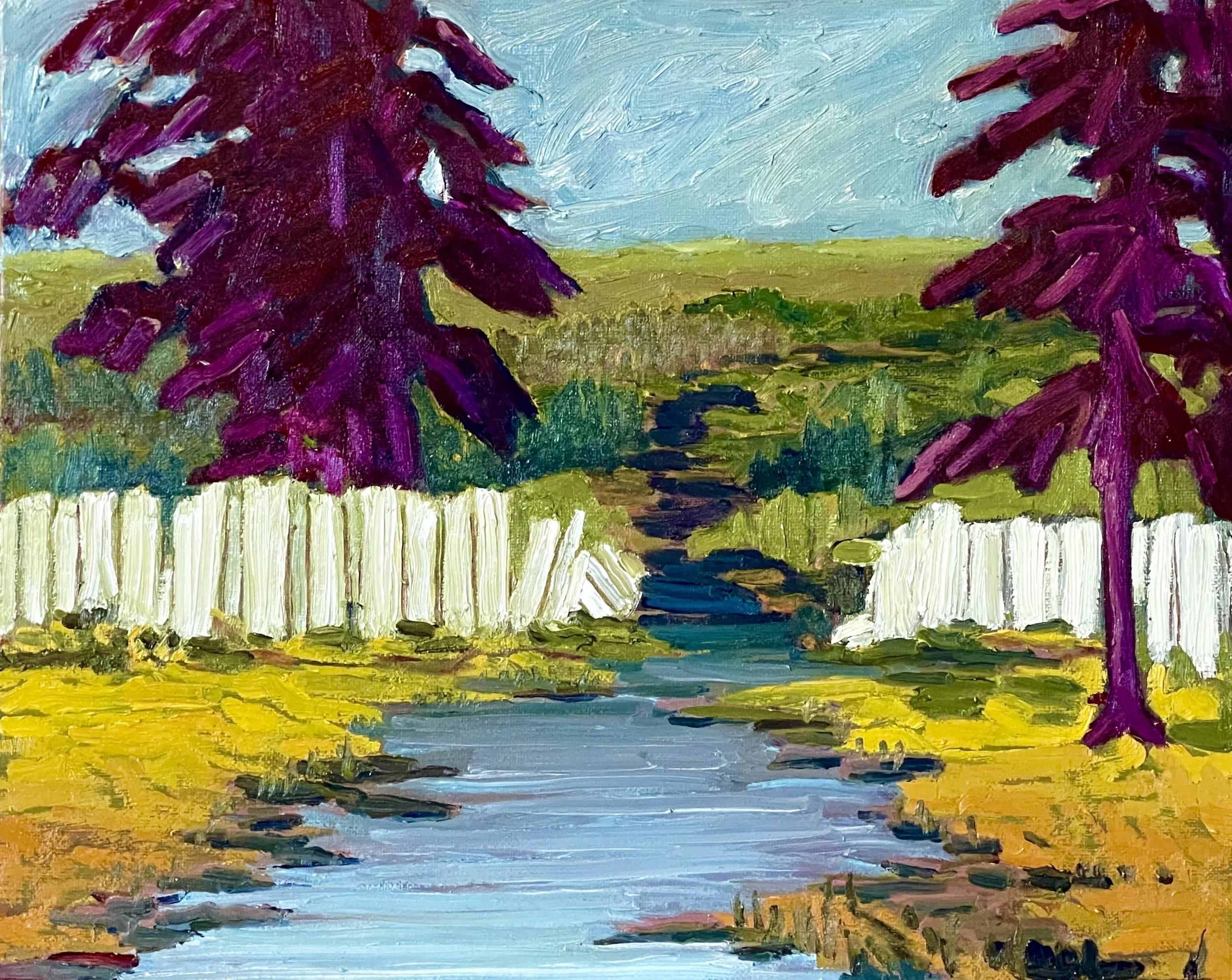 "A Profound Change Within Tradition," Oil on Canvas Board, 11" x 14"