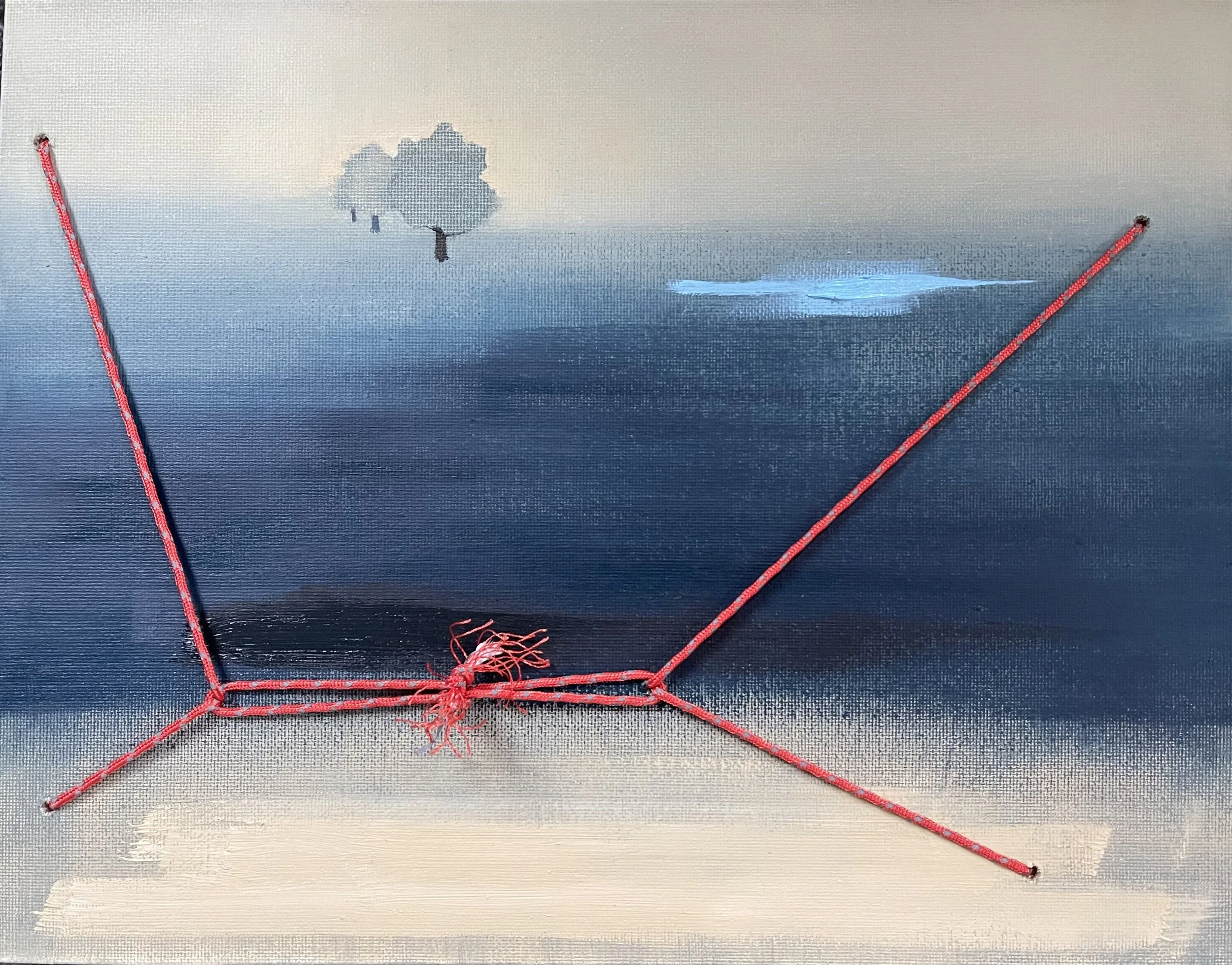 "Untitled 2022-12," Oil Canvas on Board, 11" x 14"