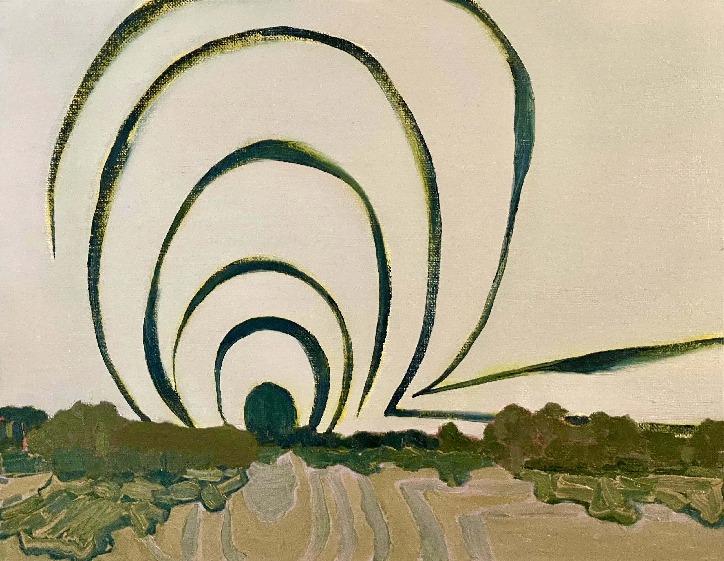 Somewhere in the Midnight of Summer - 11 x 14 inches, Oil on Board, 2026