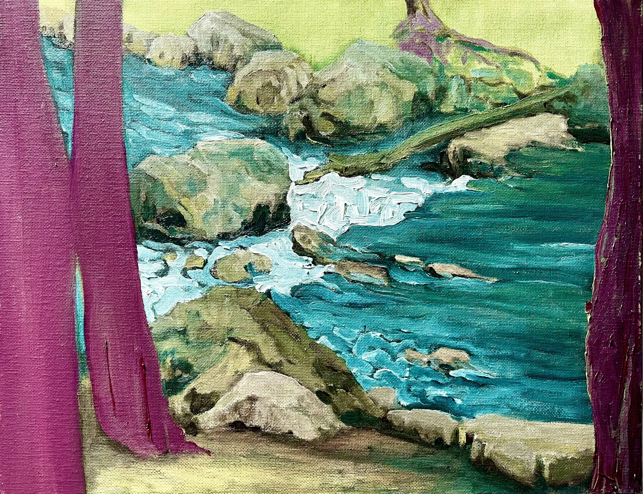 "The Outskirts of Somewhere," Oil on Canvas Board, 11" x 14"