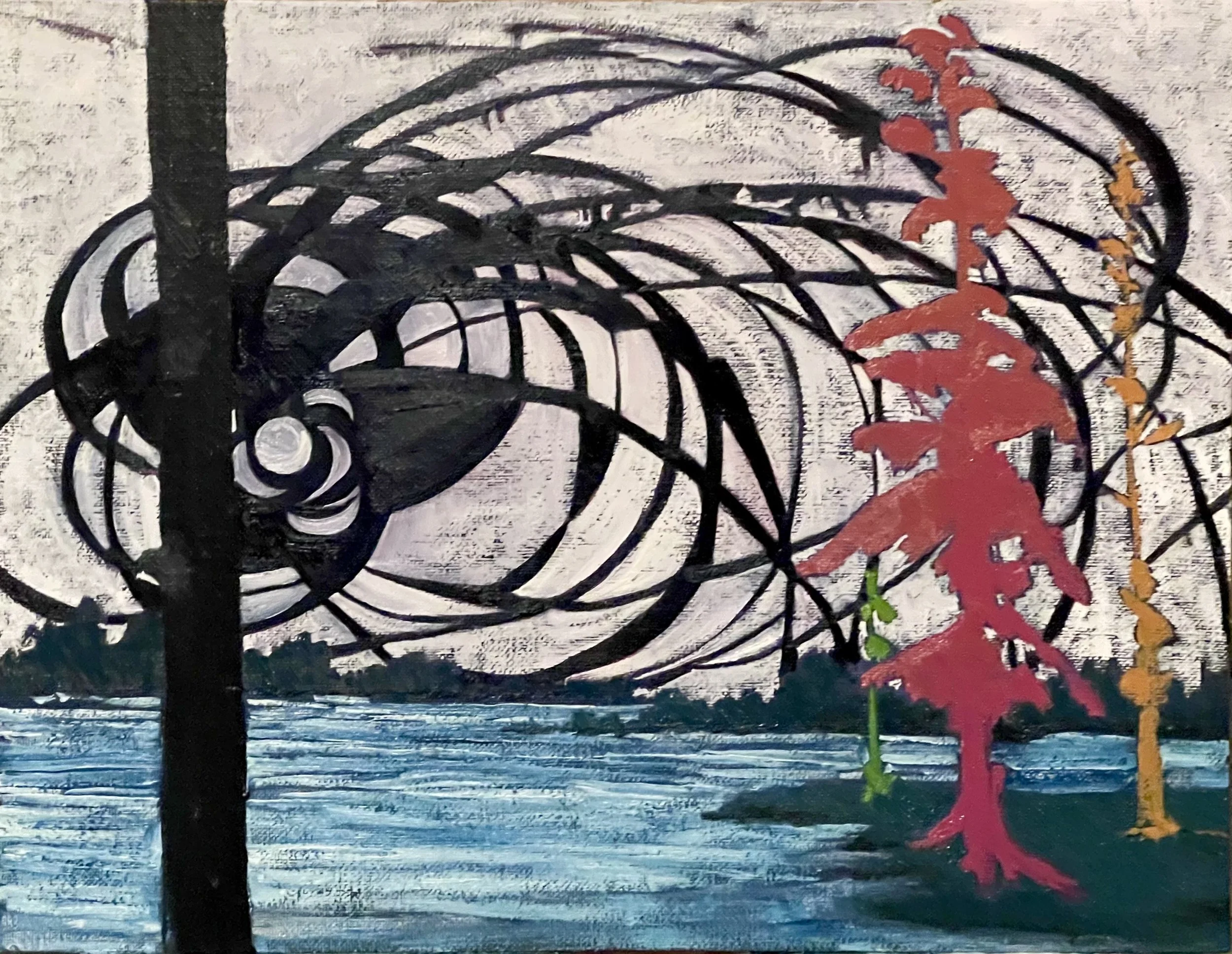 "Remnants," Oil on Canvas Board, 11" x 14"