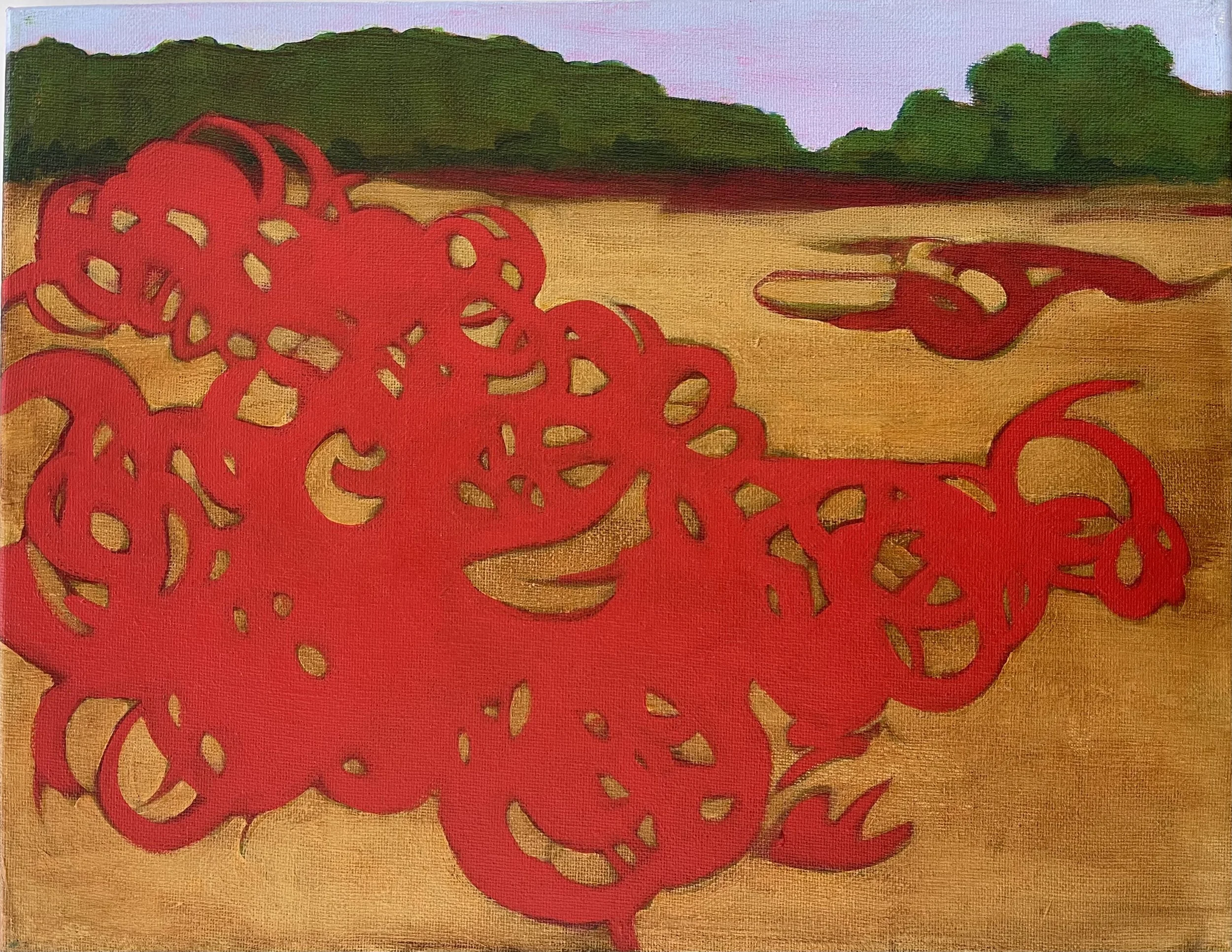"Untitled 2016-2," Oil on Canvas Board, 11" x 14"