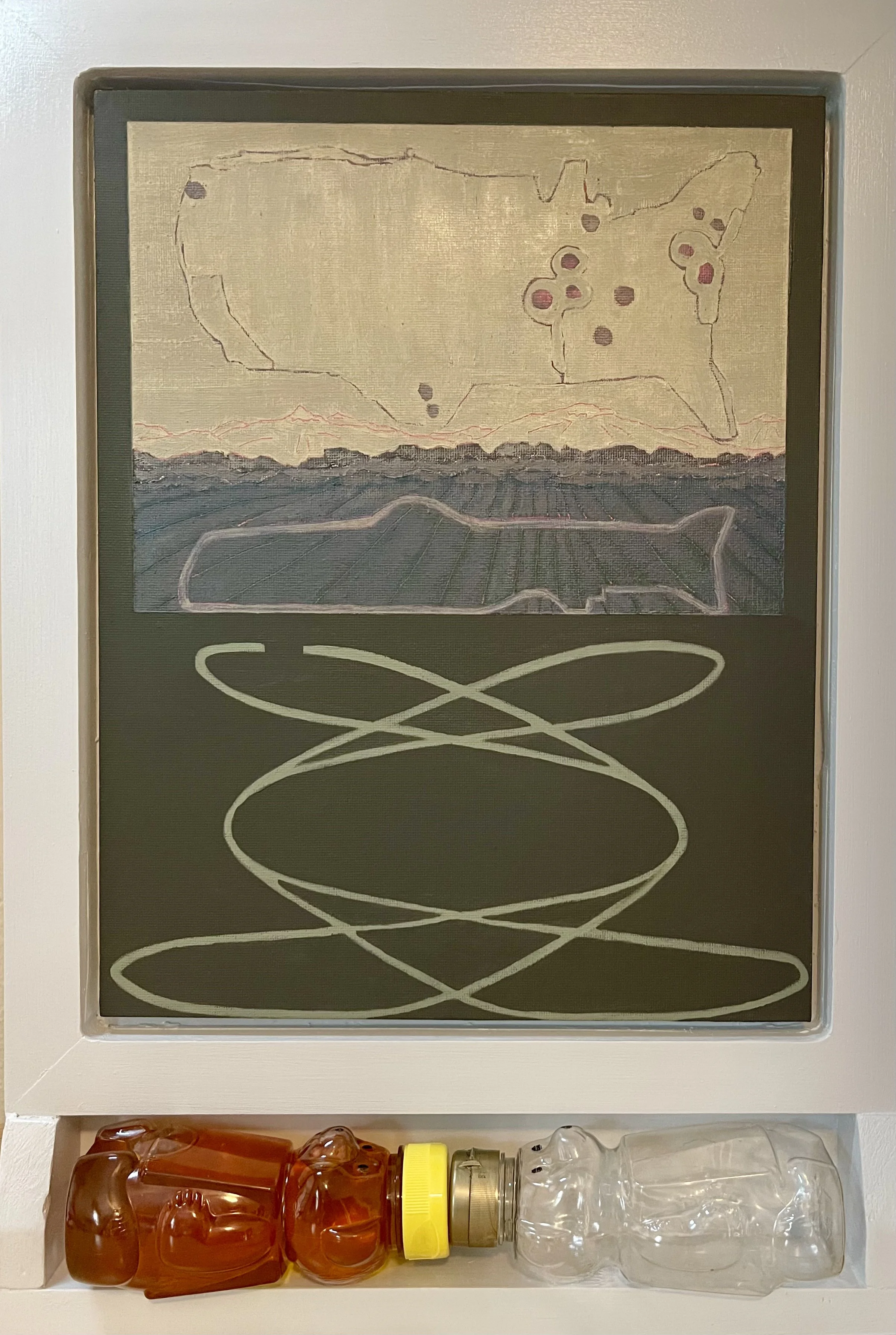 "Untitled 2022-19," Oil Canvas on Board, 11" x 14"