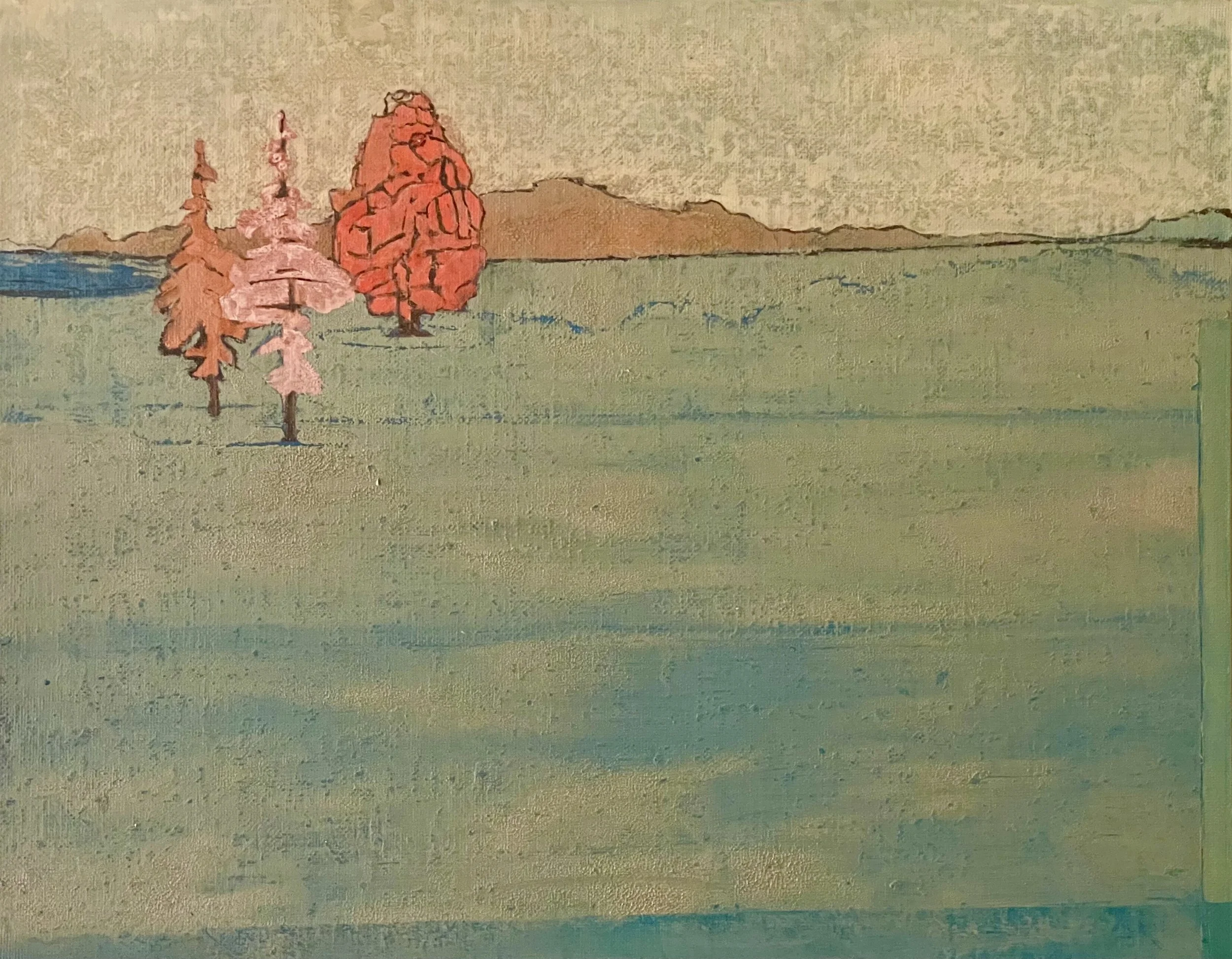 Almost a Landscape 
Oil on Canvas Board 
11 x 14 inches, 2026