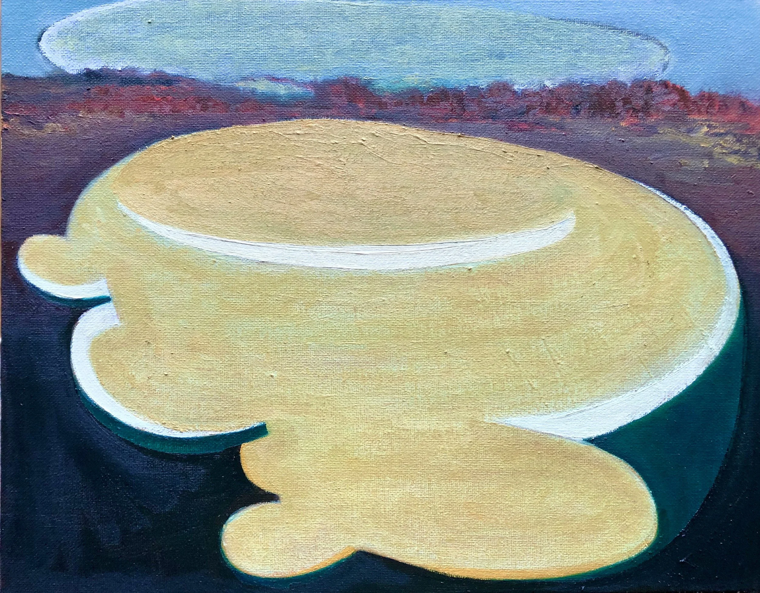 "Untitled 2020-3," Oil on Canvas Board, 11" x 14"
