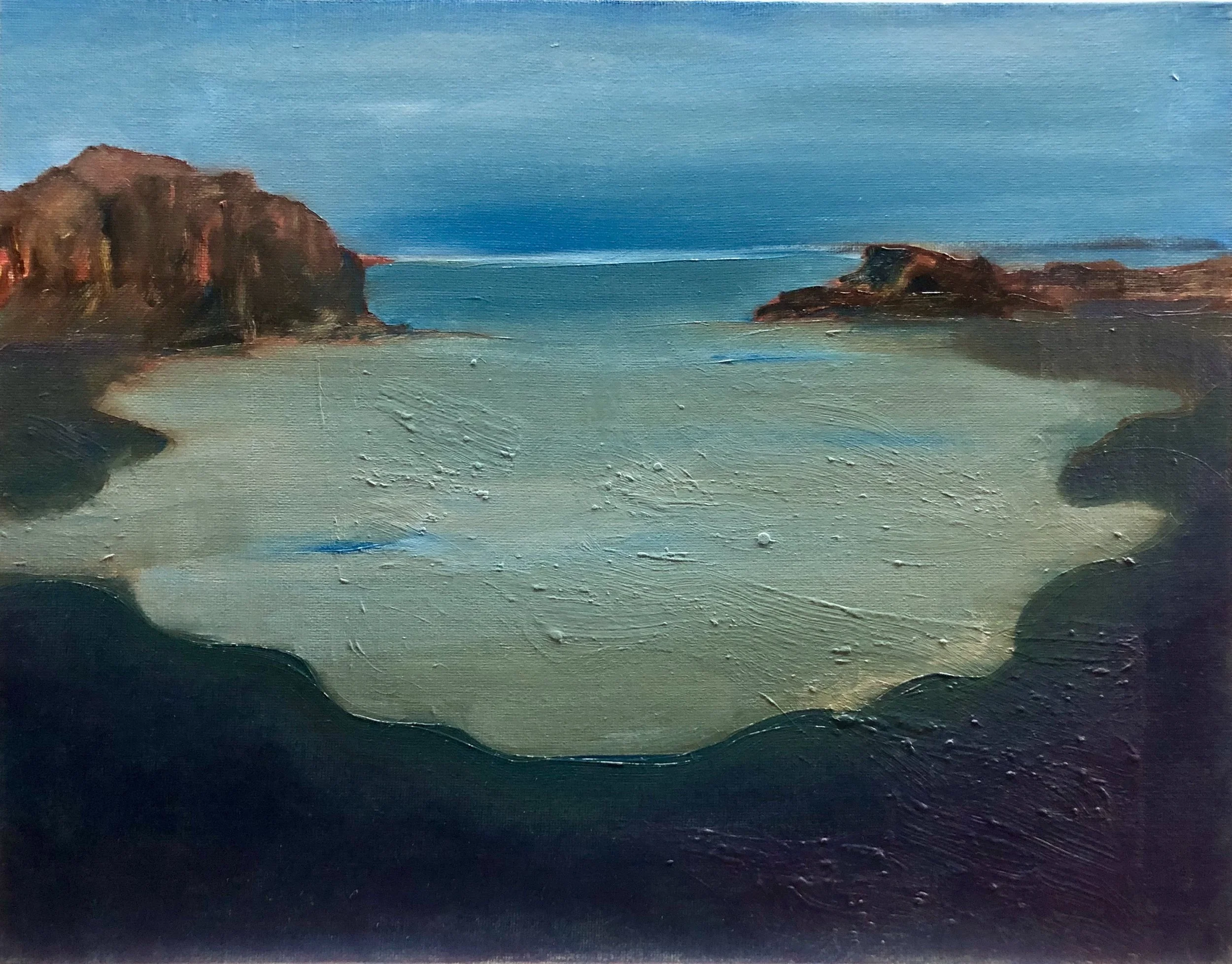 "Canyon," Oil on Canvas Board, 11" x 14"