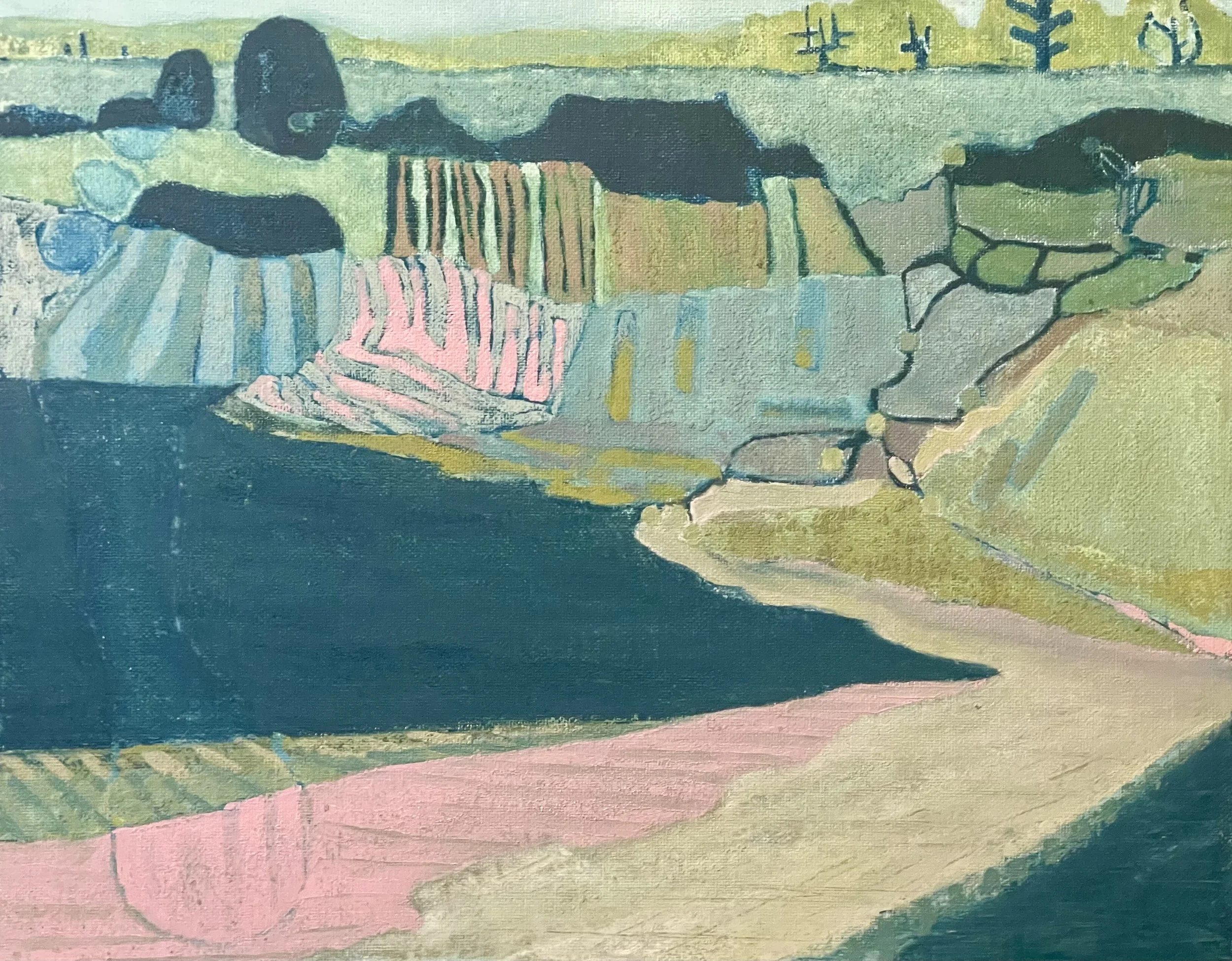 E.M.'s Summer Landscape Revisited
Oil on Canvas Board
11 x 14 inches, 2026