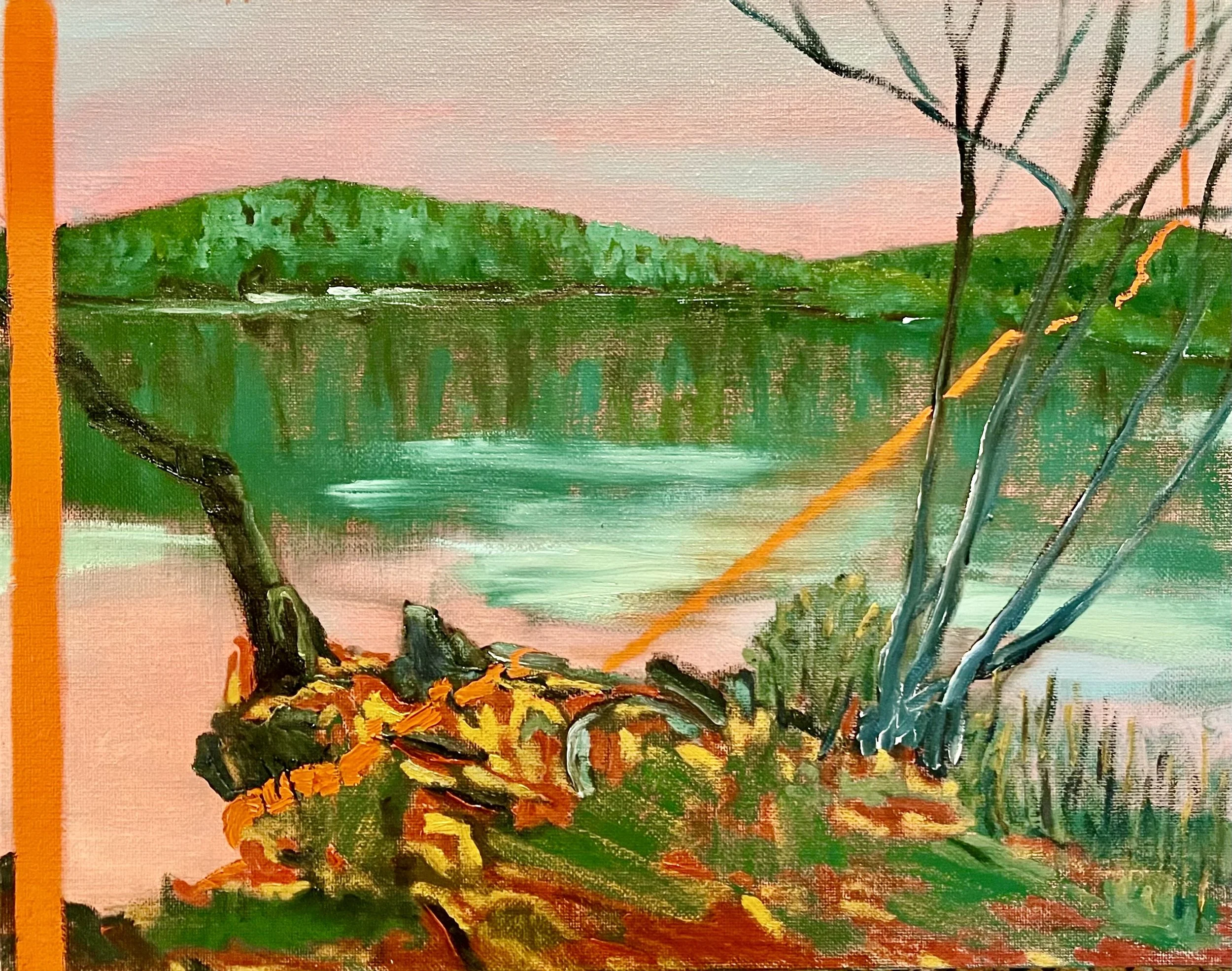 "Strangers," Oil on Canvas Board, 11" x 14"