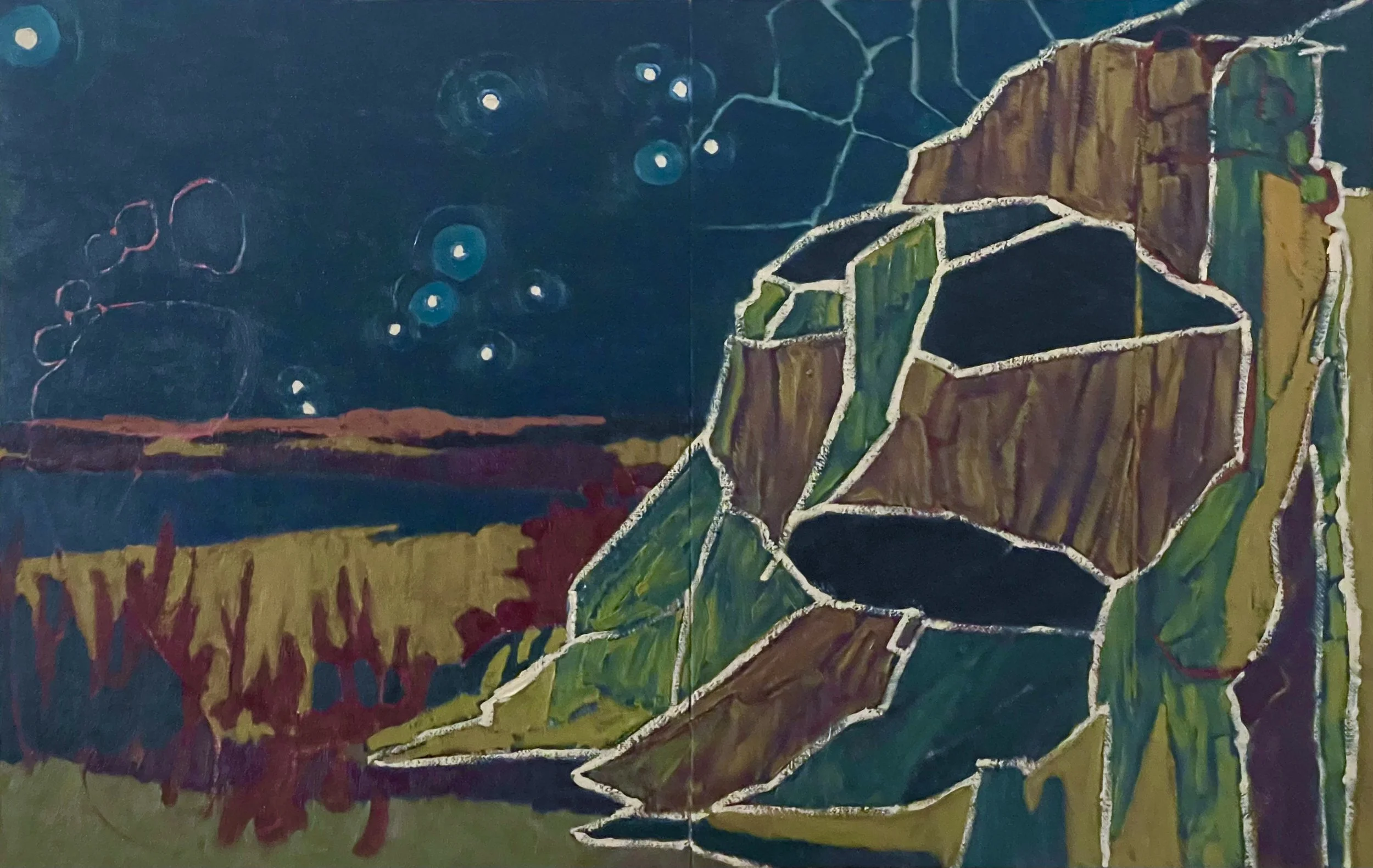 A Walk with Fate
Oil on Canvas Board
14 x 22 inches, 2026