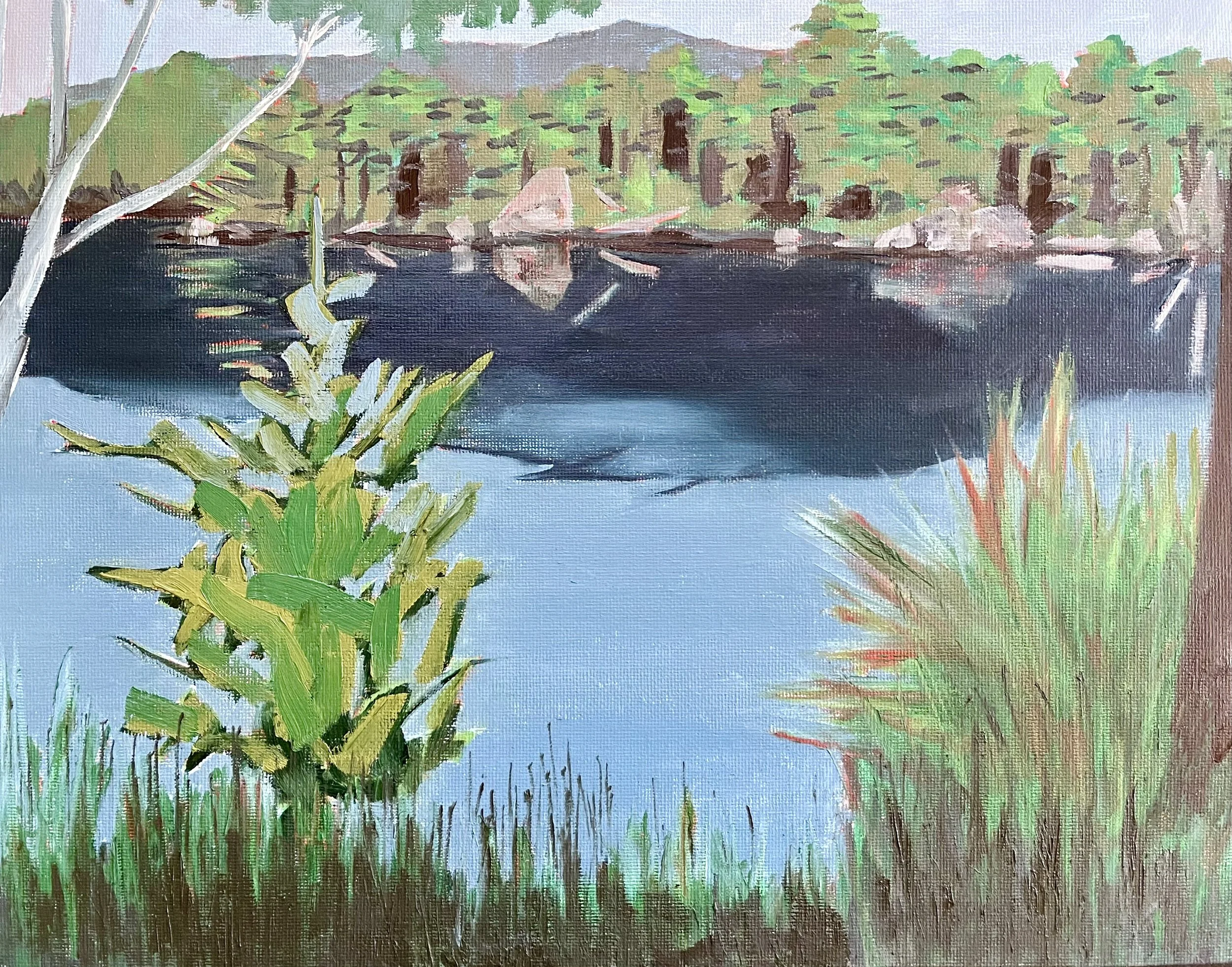 "Untitled 2022-15," Oil Canvas on Board, 11" x 14"