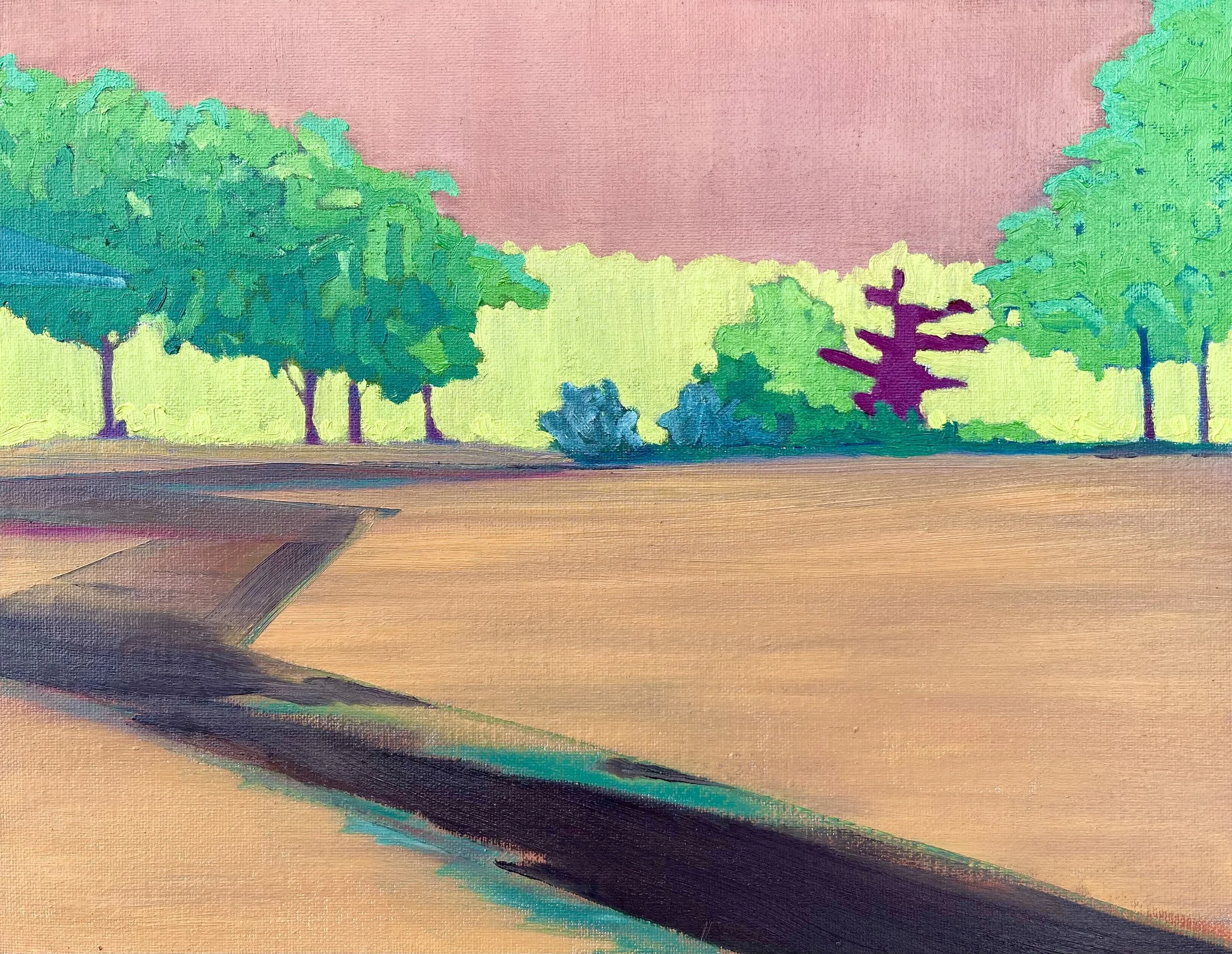 "Days Line Up With Nights," Oil on Canvas Board, 11" x 14"