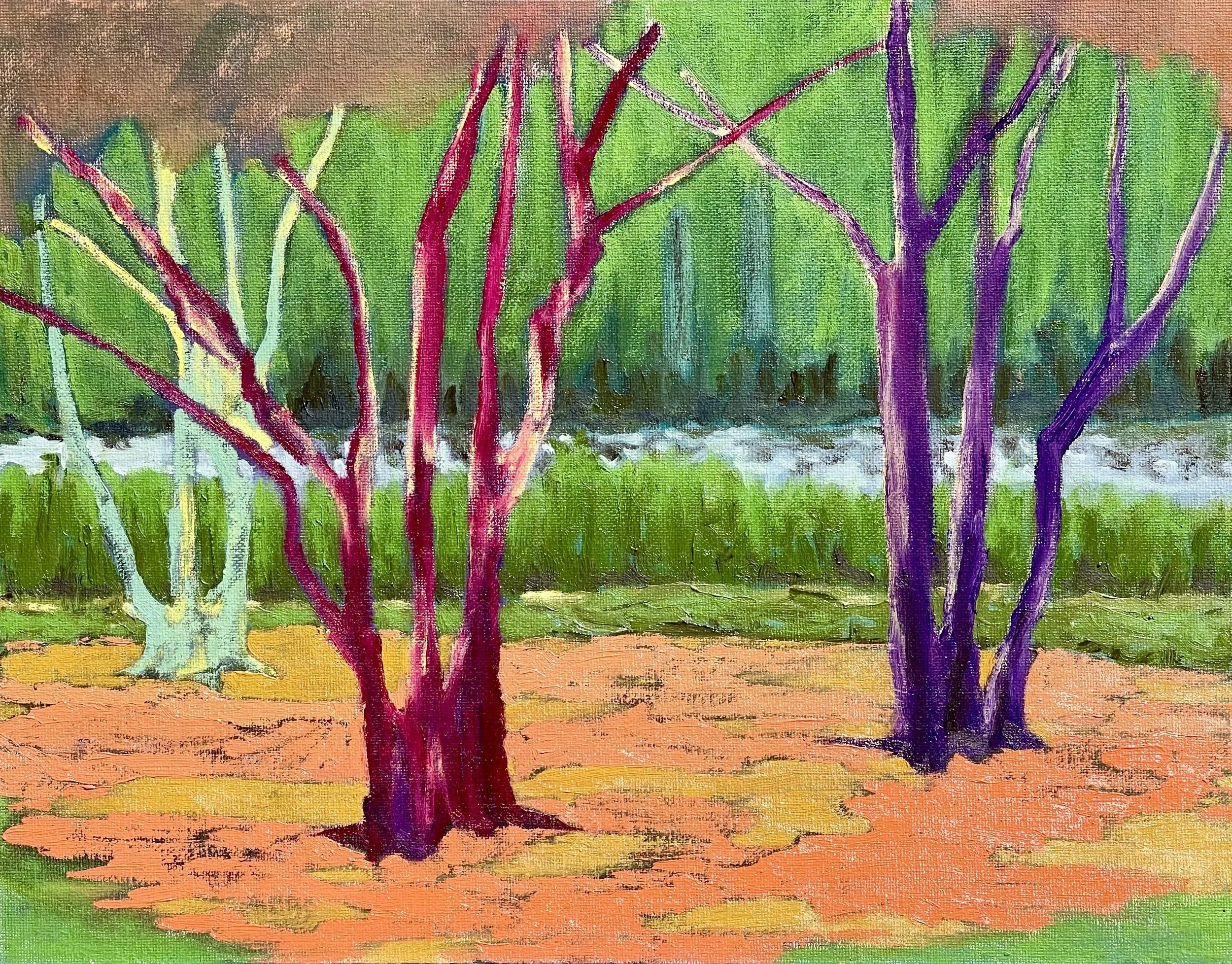 "I Really Don't Know Life at All," Oil on Canvas Board, 11" x 14"