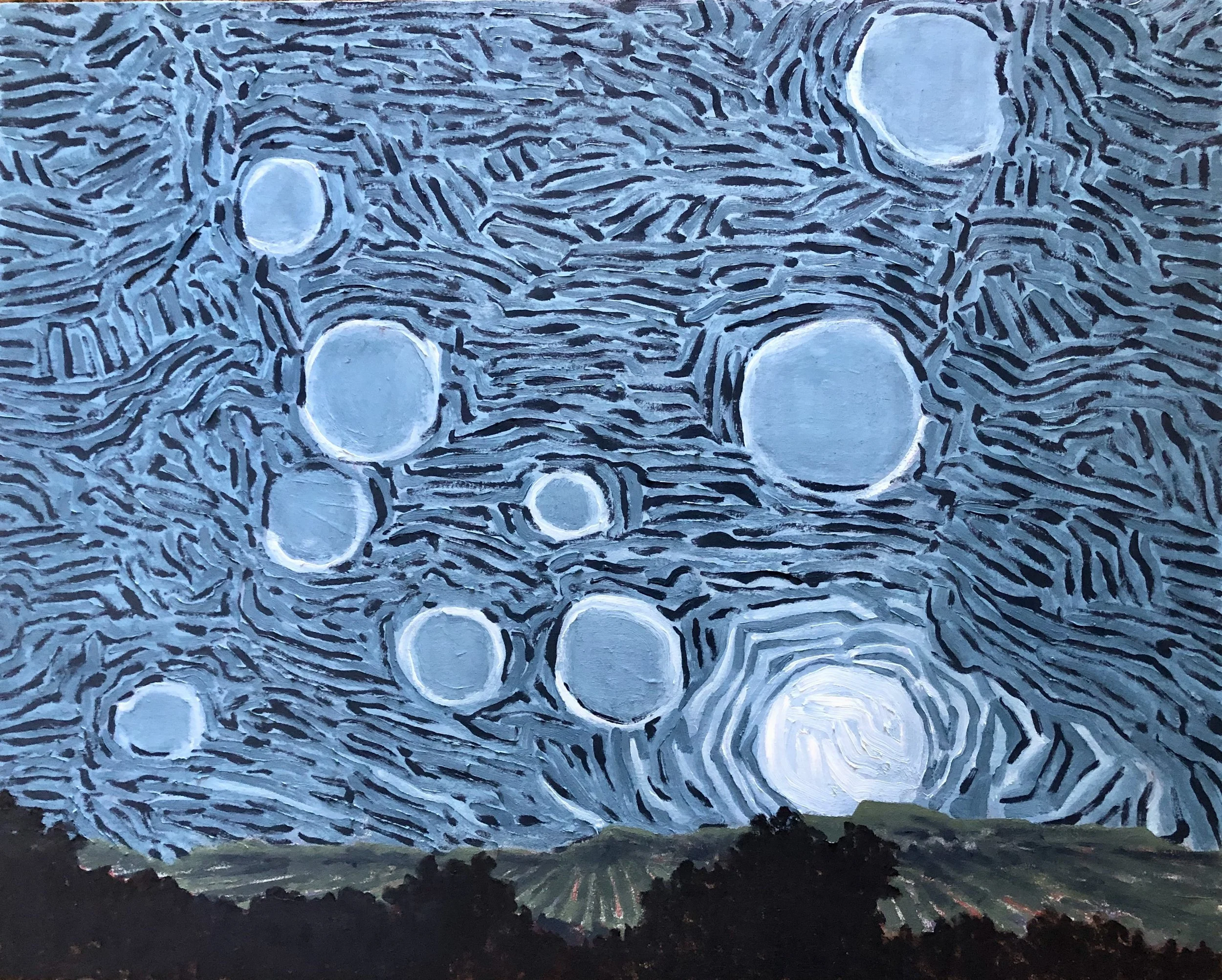 "Admiration and Regret," Oil on Canvas Board, 11" x 14"
