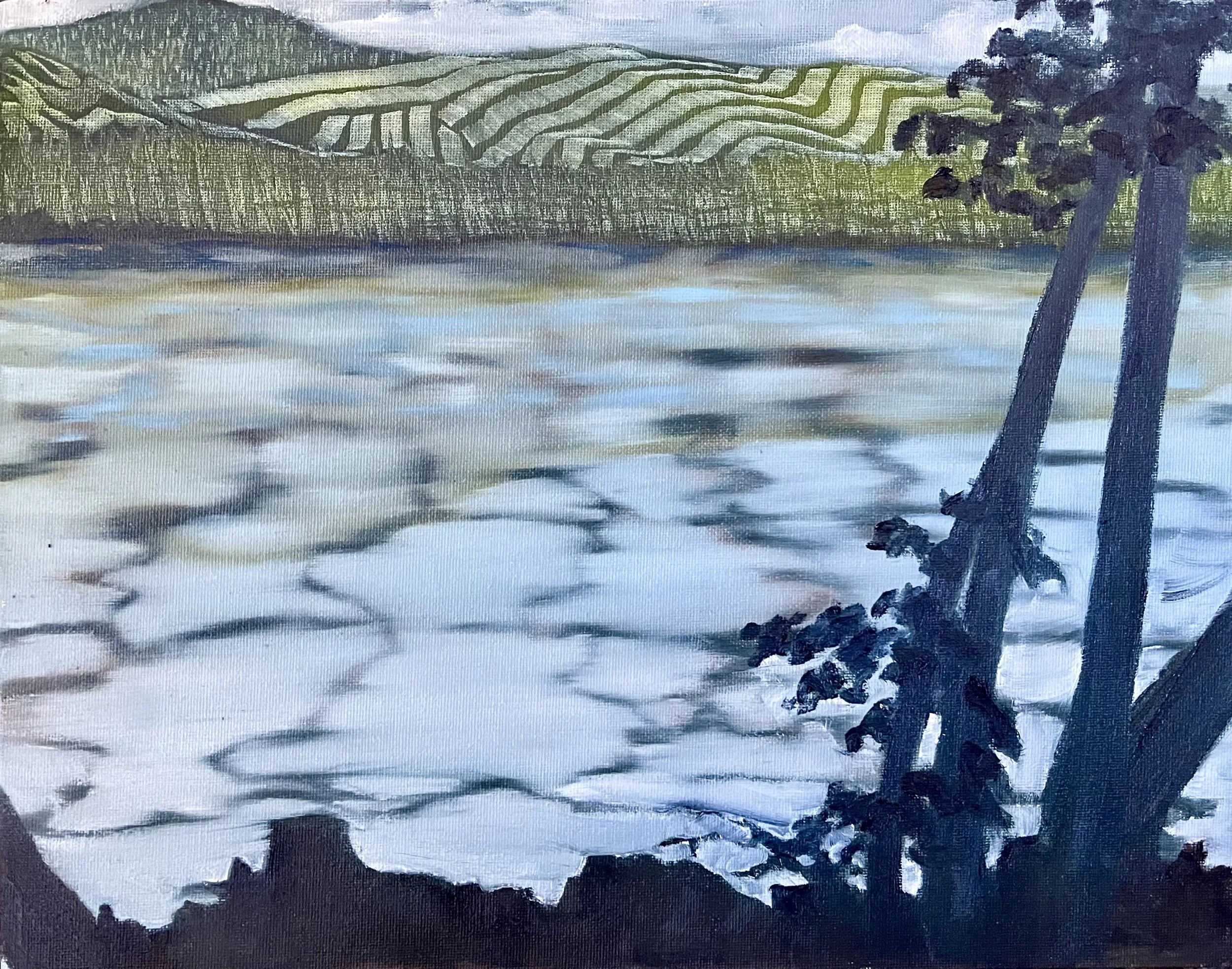 "Twice as Bright," Oil on Canvas Board, 11" x 14"