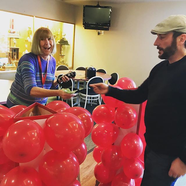 Here’s hoping he got the lucky balloon!