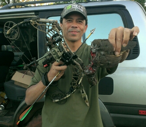 Steve Oliberos shows us just how accurate a shot one can be.