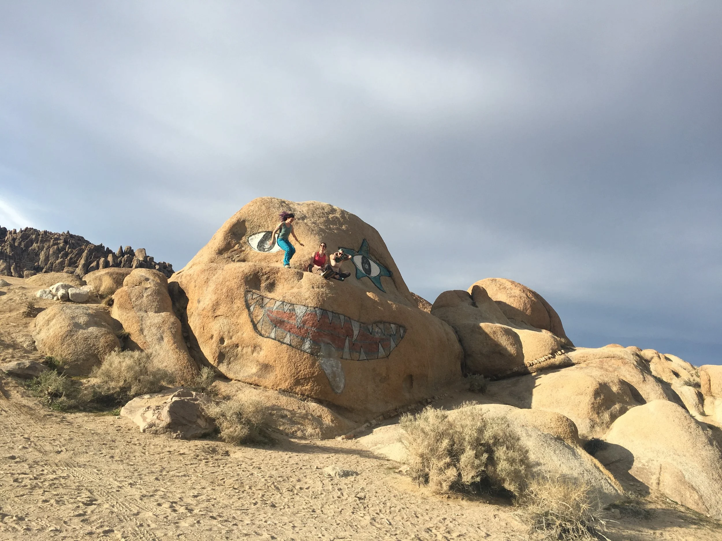 up on Alabama Hills