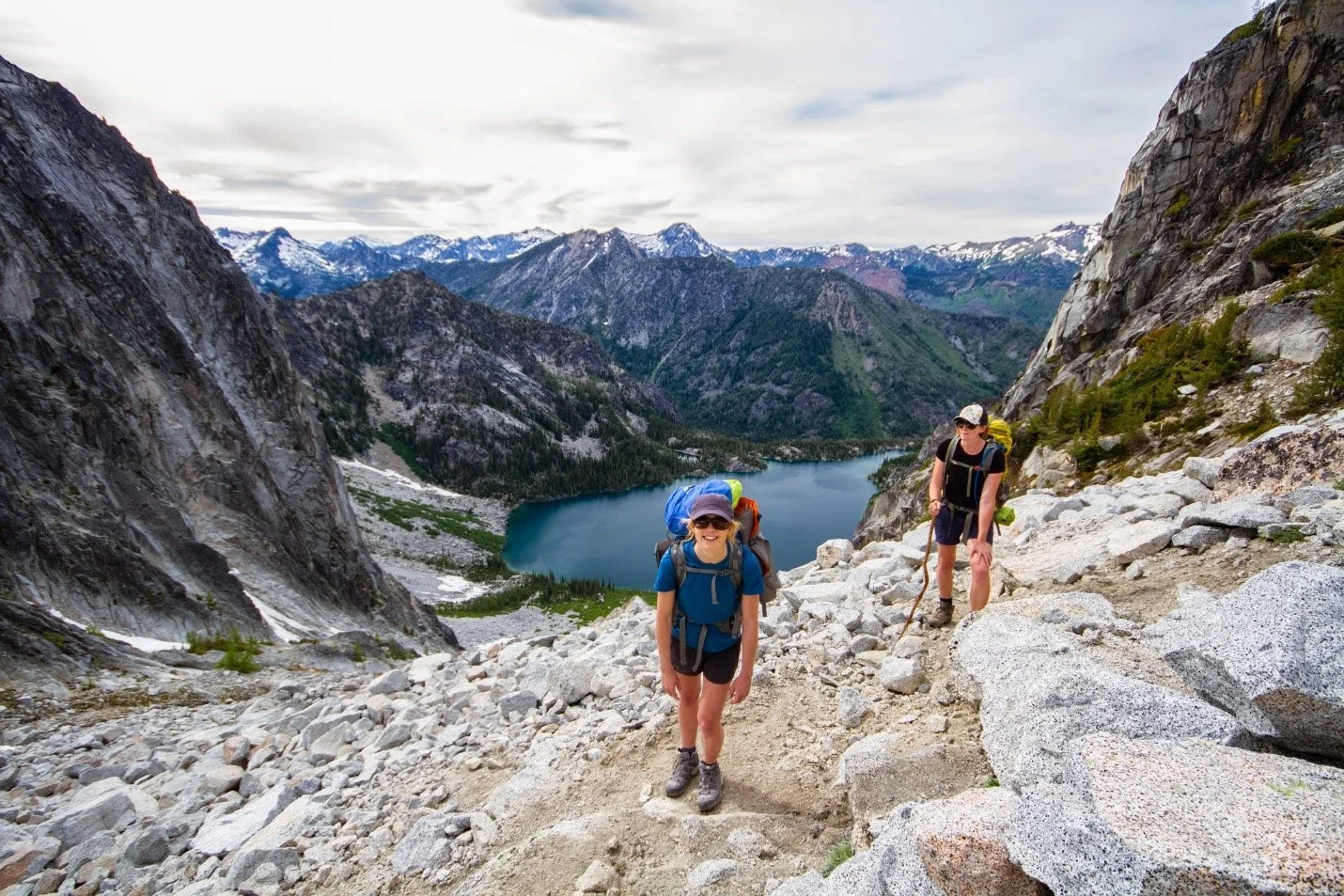 Coming up Aasgard Pass