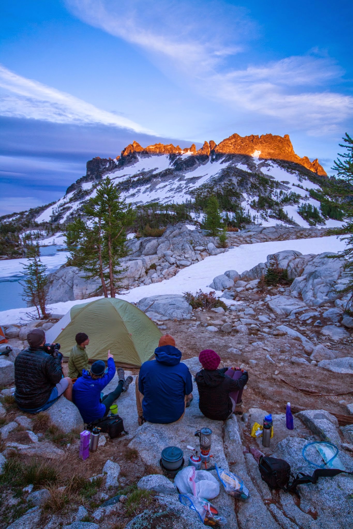 Sunset from Camp
